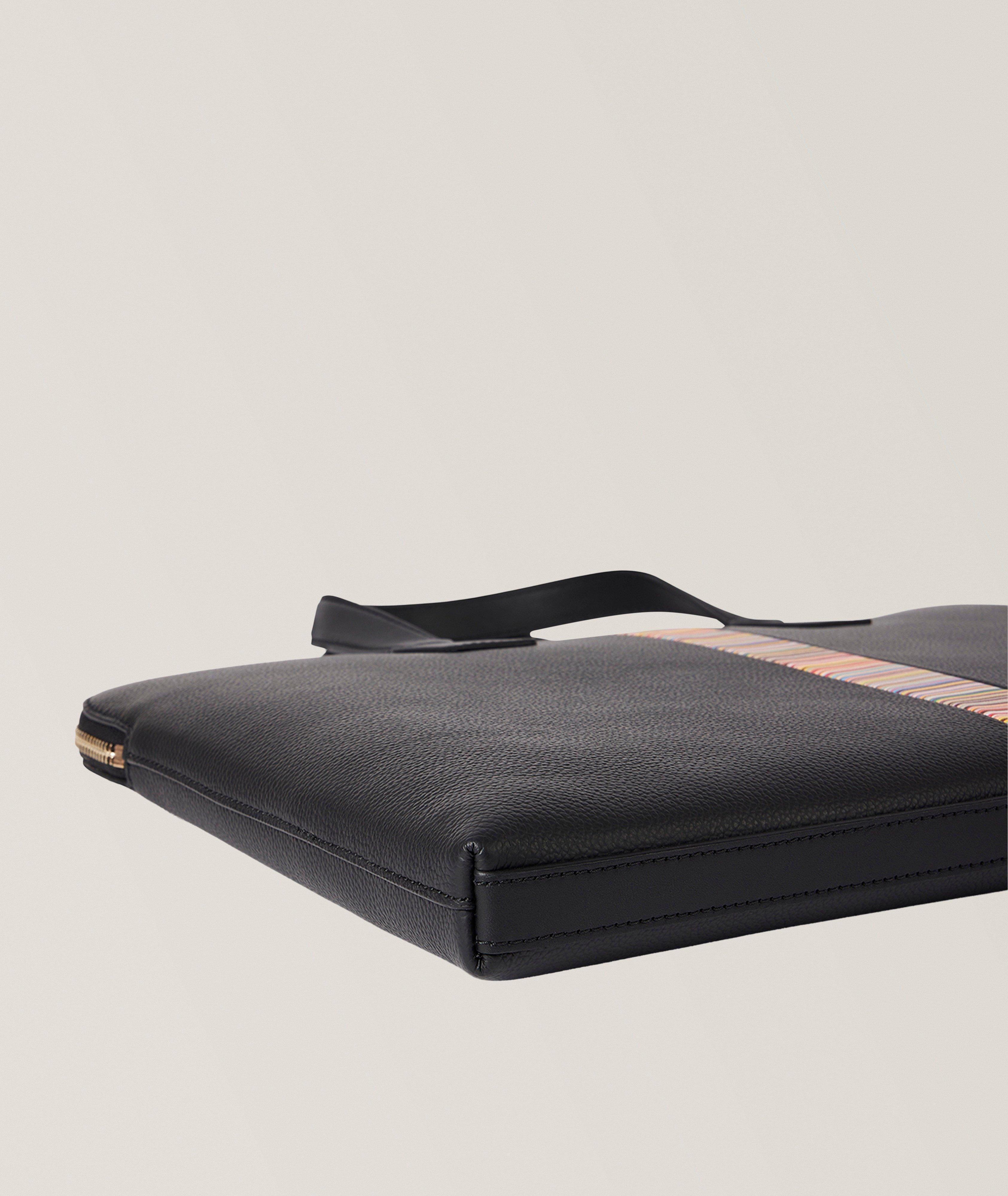 Signature Stripe Slim Folio Briefcase image 6