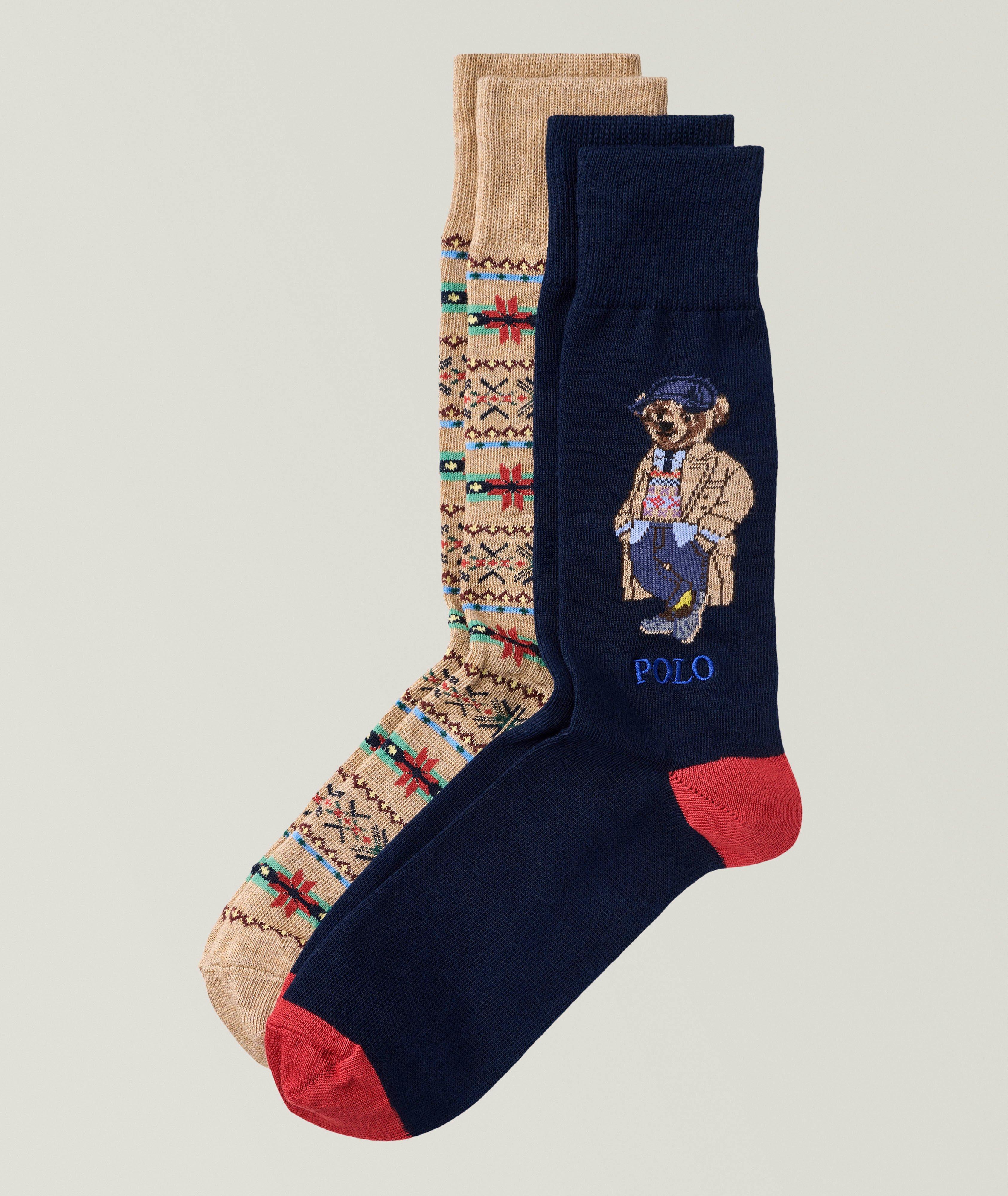 2-Pack Litchfield Polo Bear Socks image 0