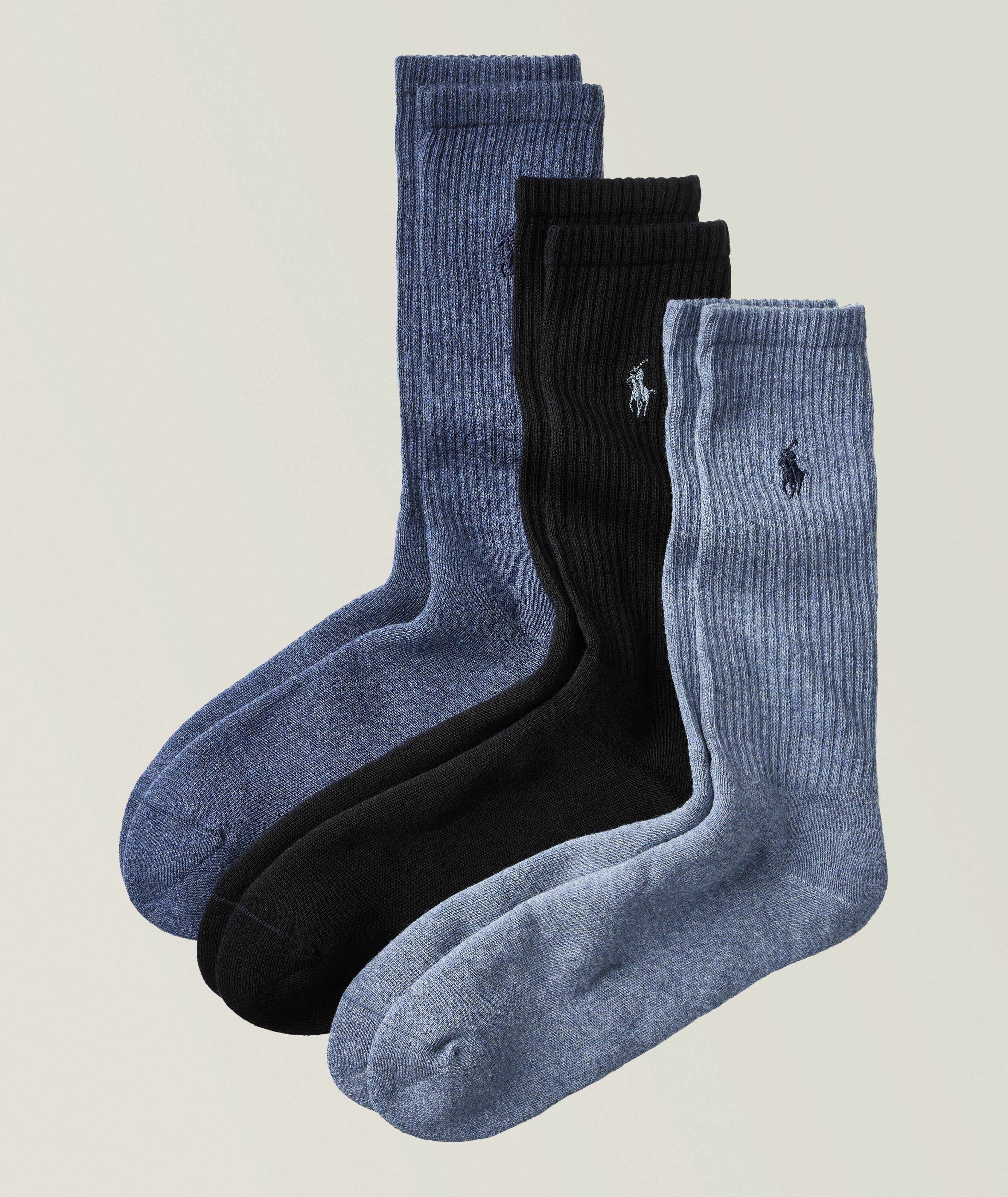 Polo Ralph Lauren Lot de 3 chaussettes côtelées