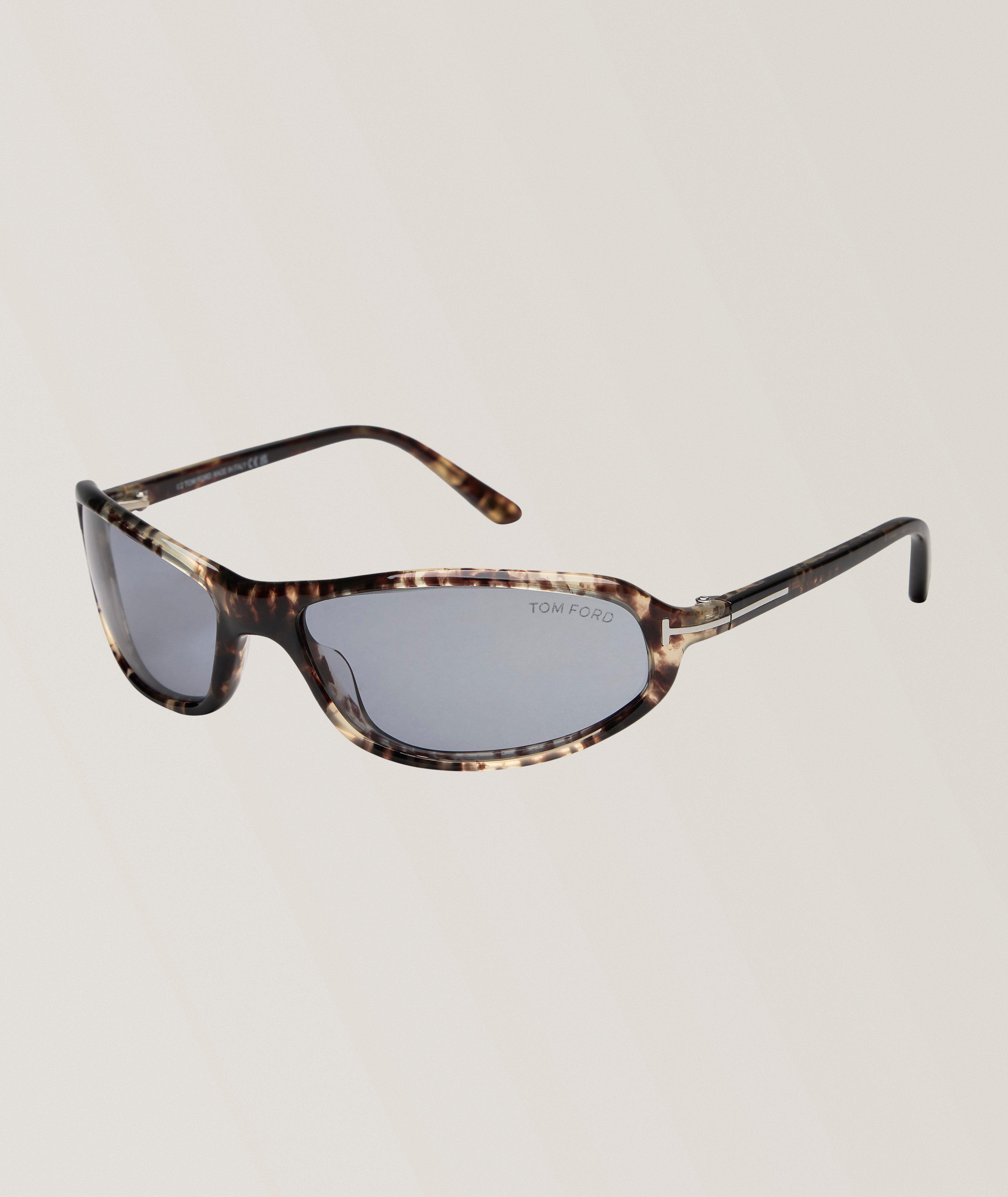 TOM FORD Addison Havana Rectangle Sunglasses