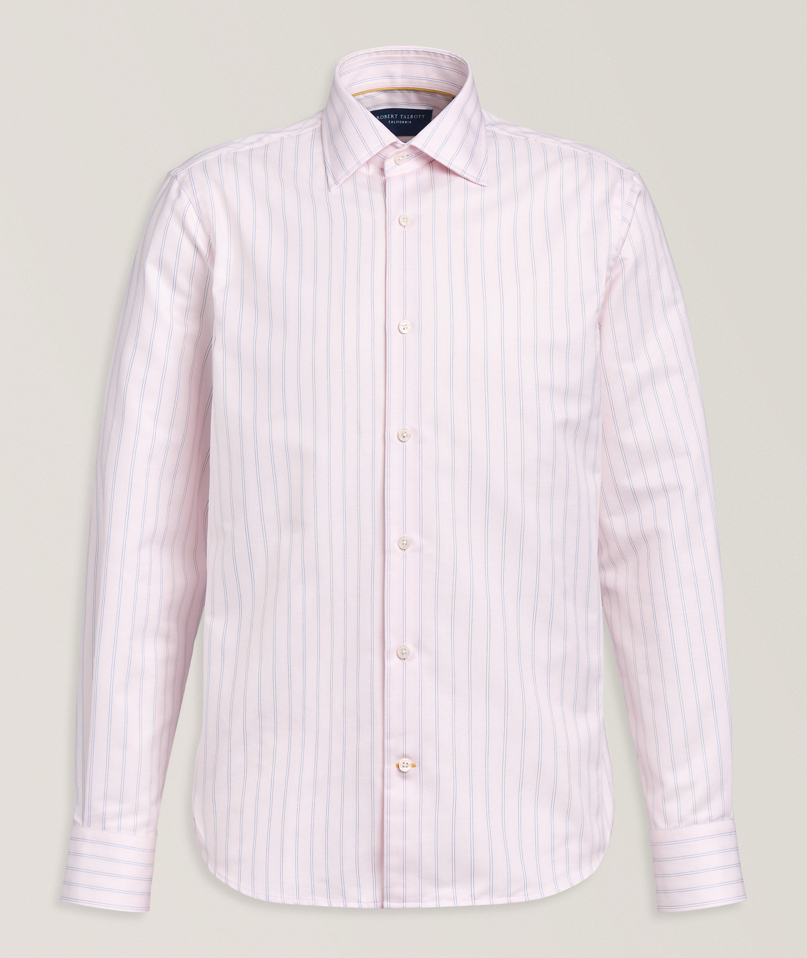 Robert Talbott Chemise habillée coton multi-rayée
