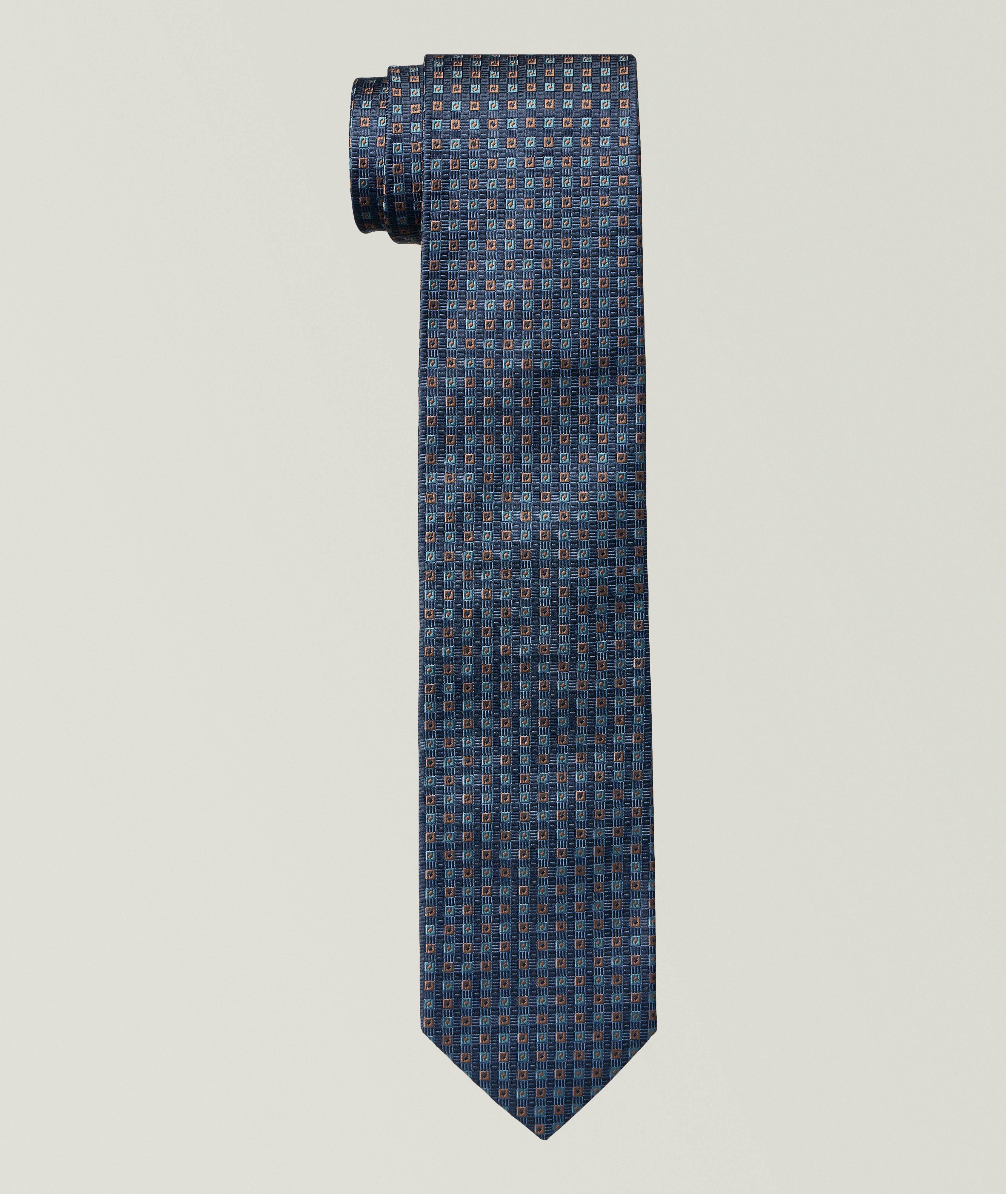 Robert Talbott Square Neat Silk Tie