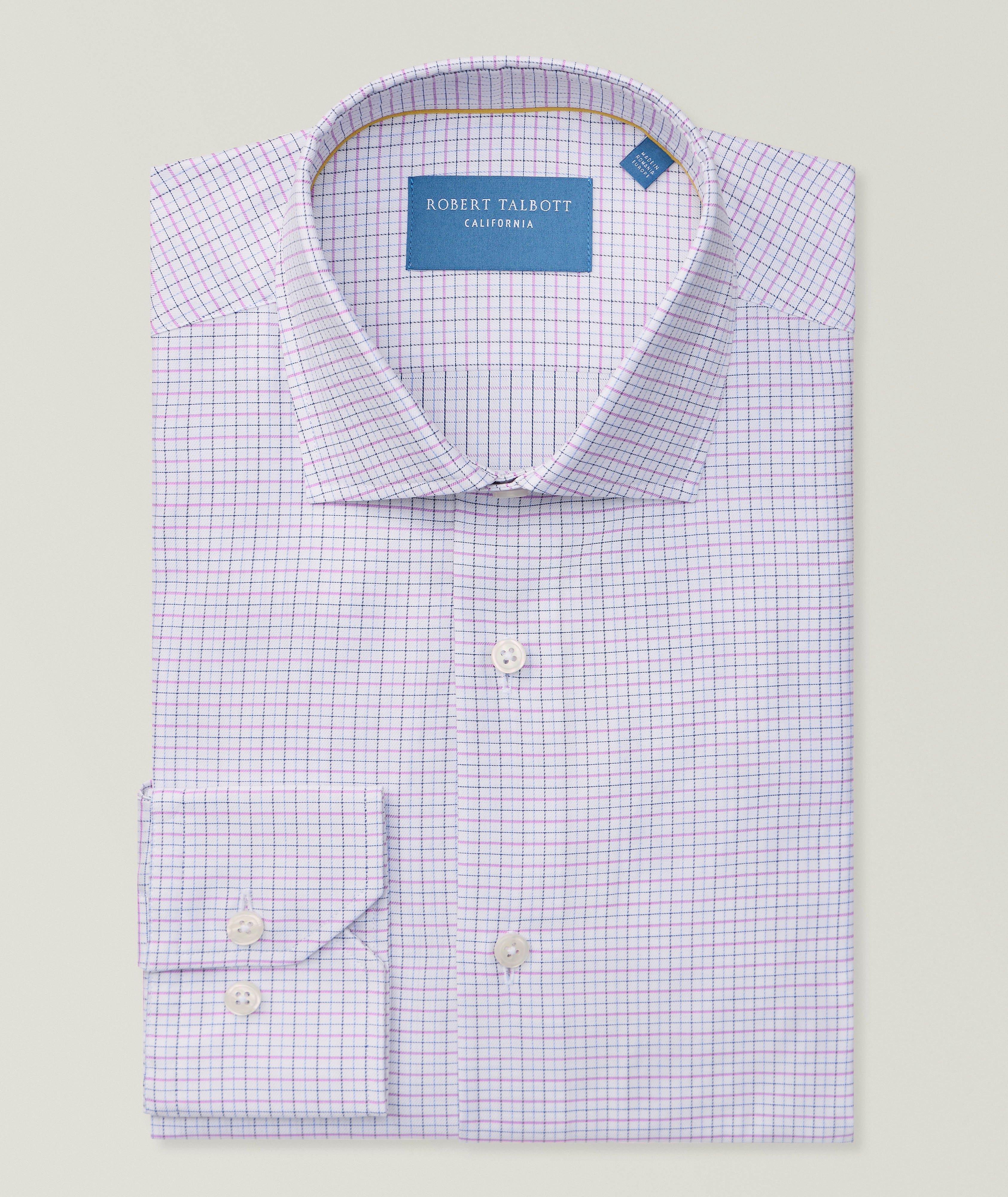 Robert Talbott Contemporary-Fit Tattersall Check Cotton Shirt