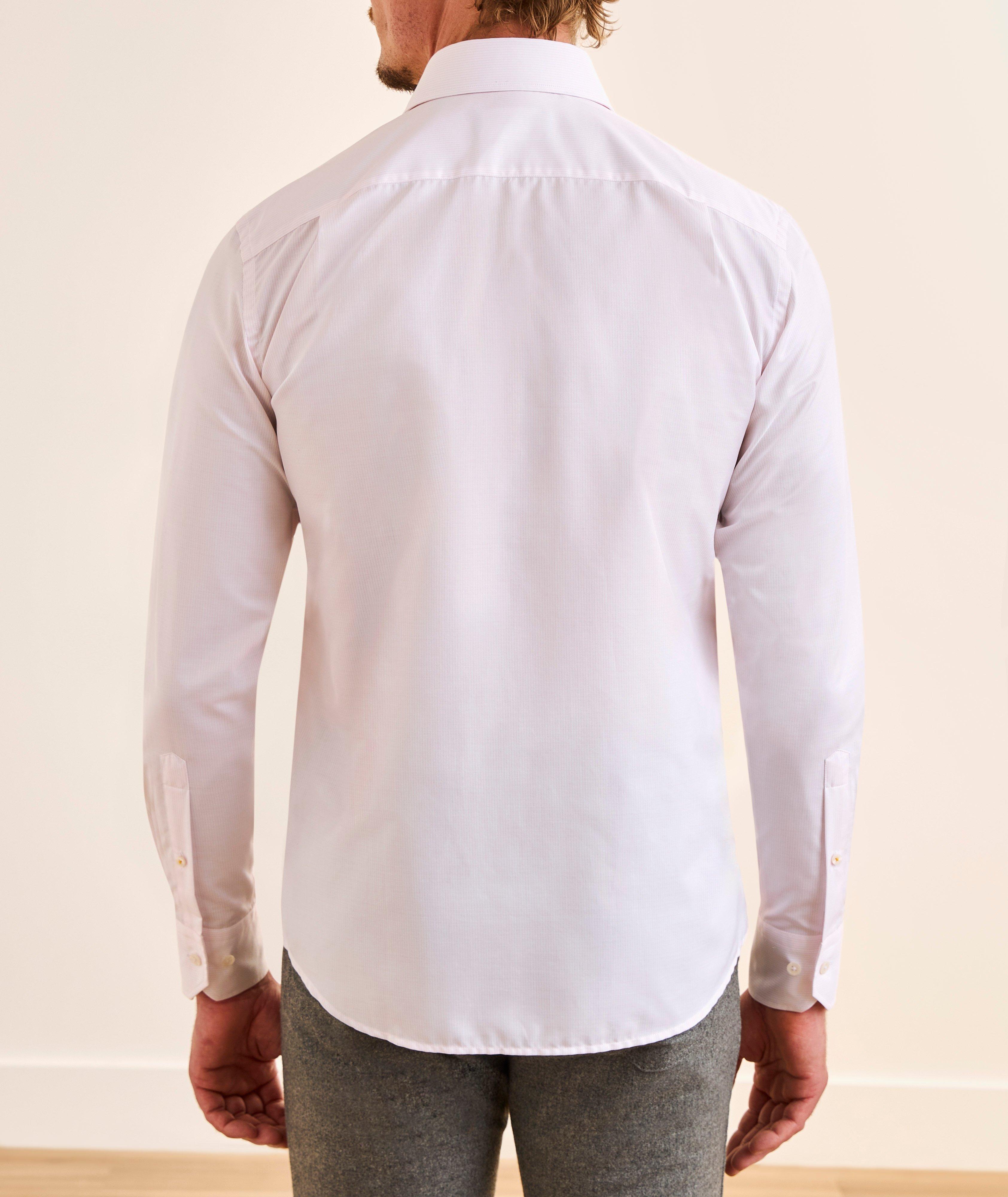 Chemise coton fines rayures Reynolds image 2