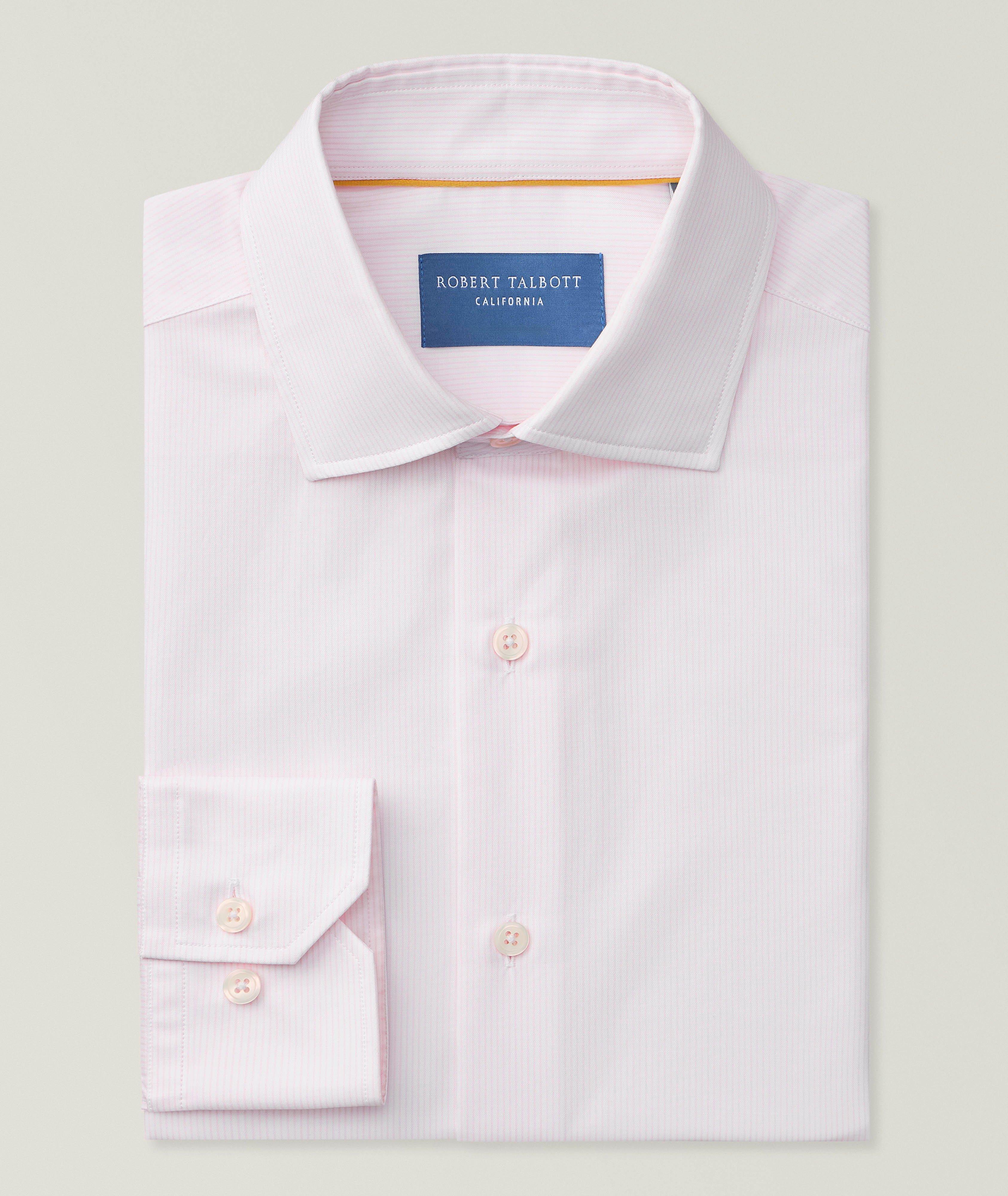 Chemise coton fines rayures Reynolds image 0