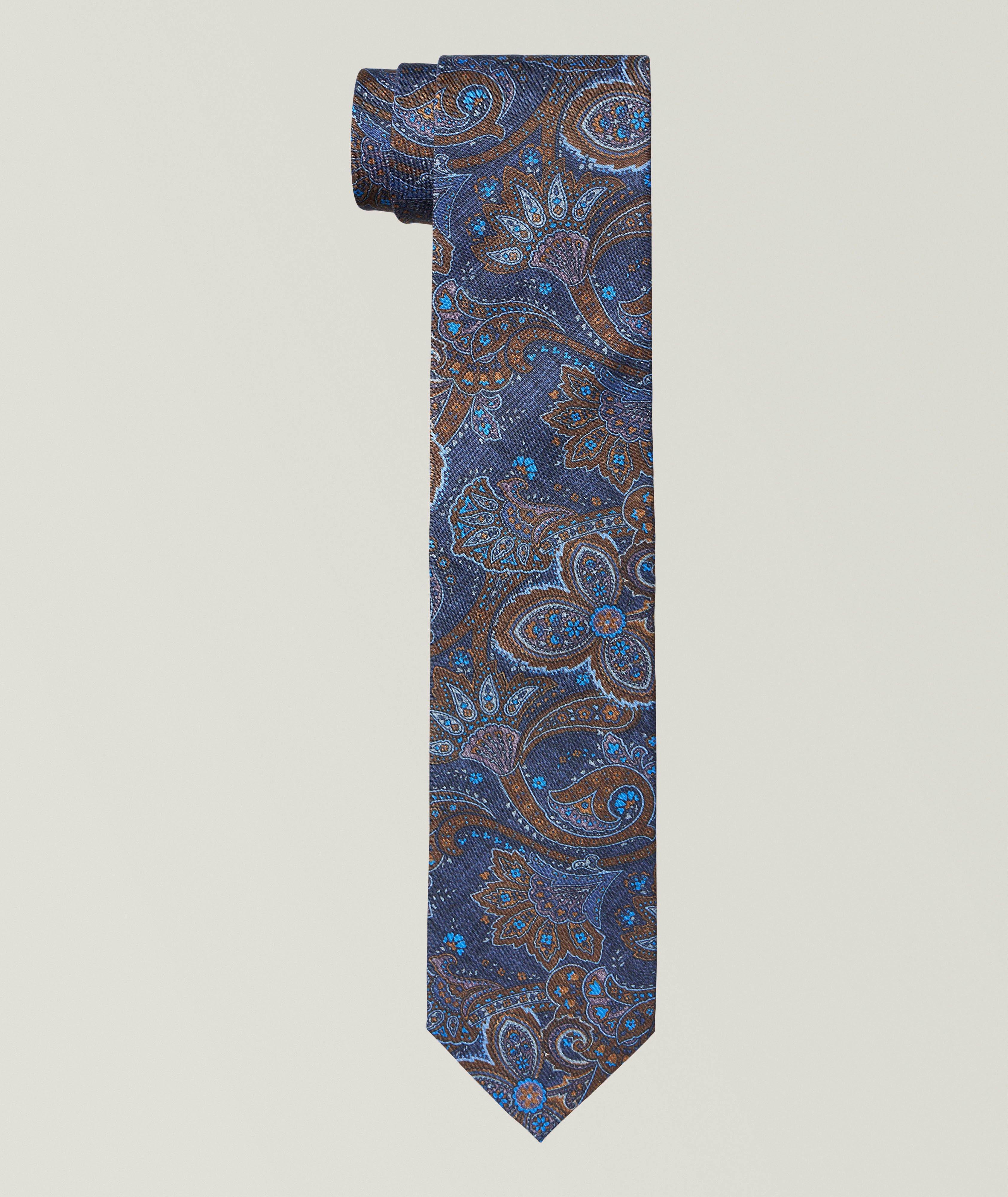 Robert Talbott Floral Paisley Silk Tie