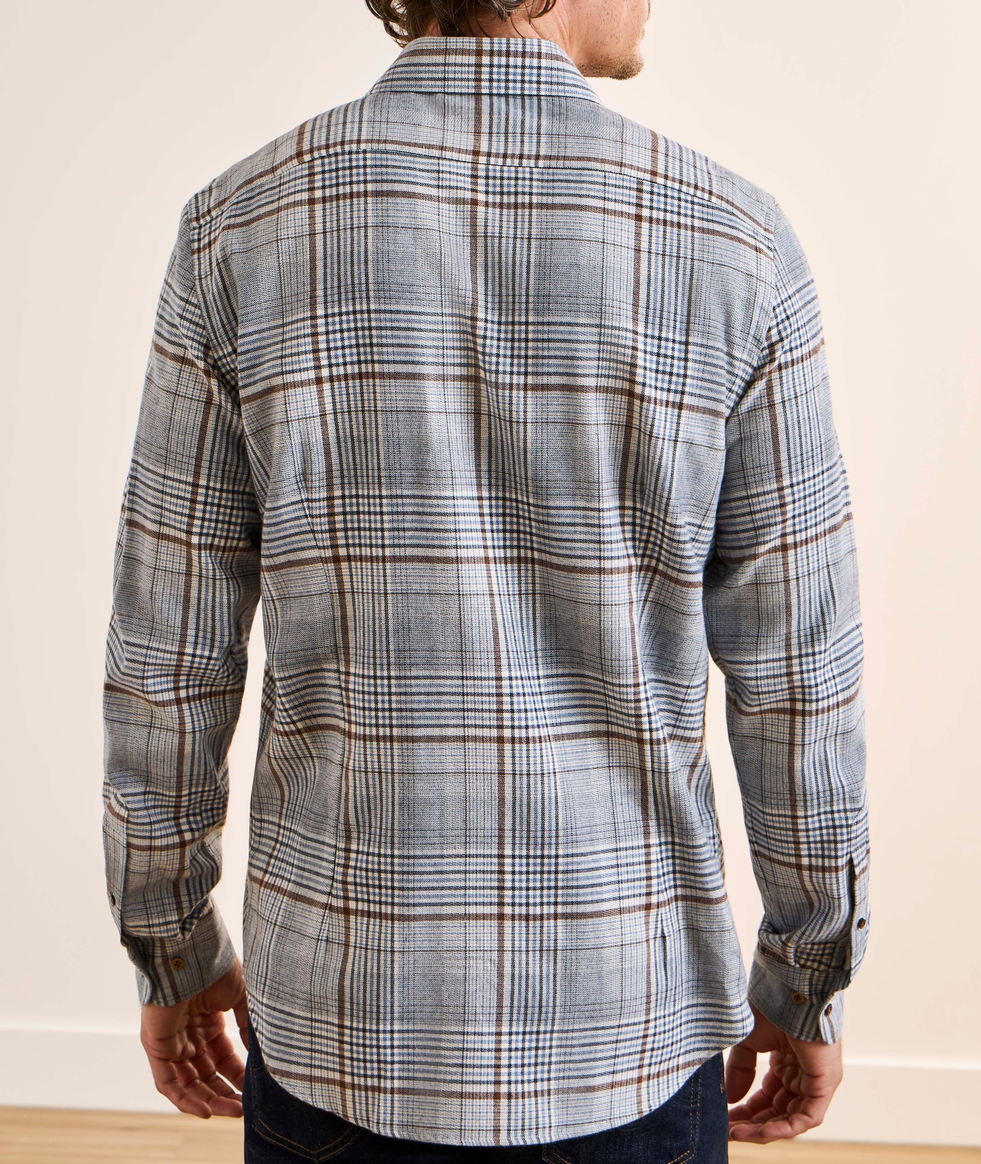 Check Cotton Flannel Twill Shirt  image 2