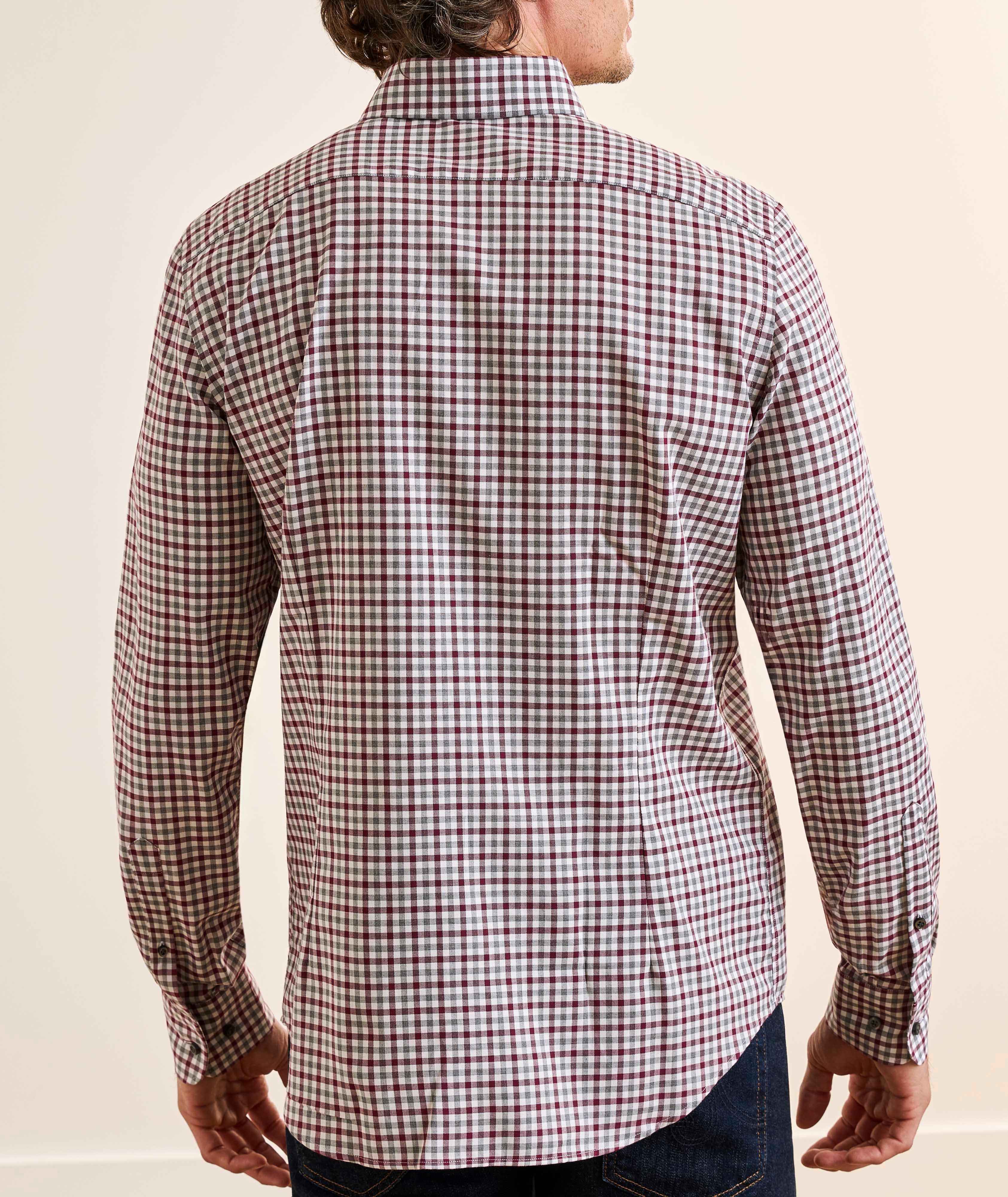 Gingham Cotton Flannel Twill Shirt  image 2