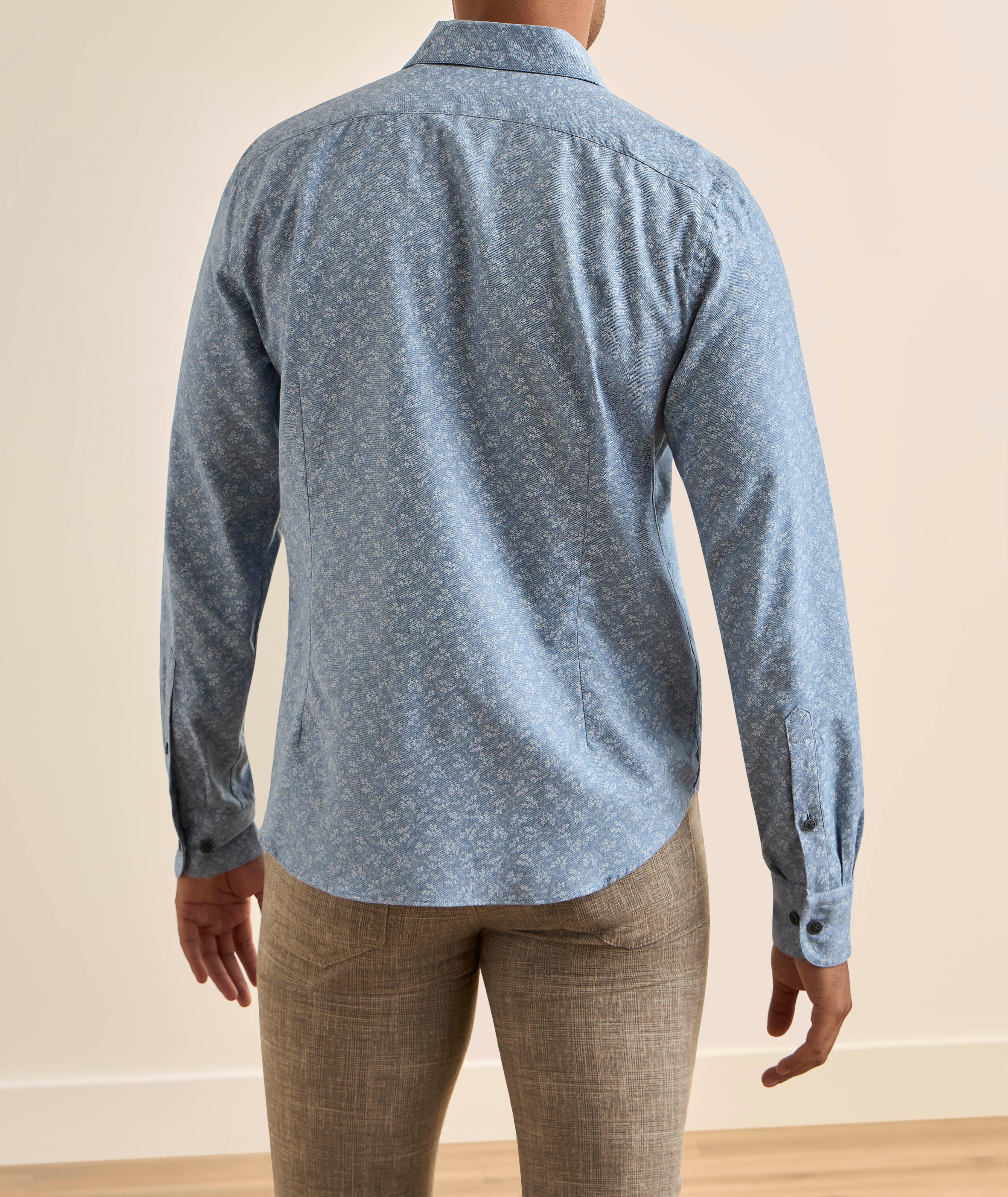 Floral-Herringbone Flannel Shirt  image 2