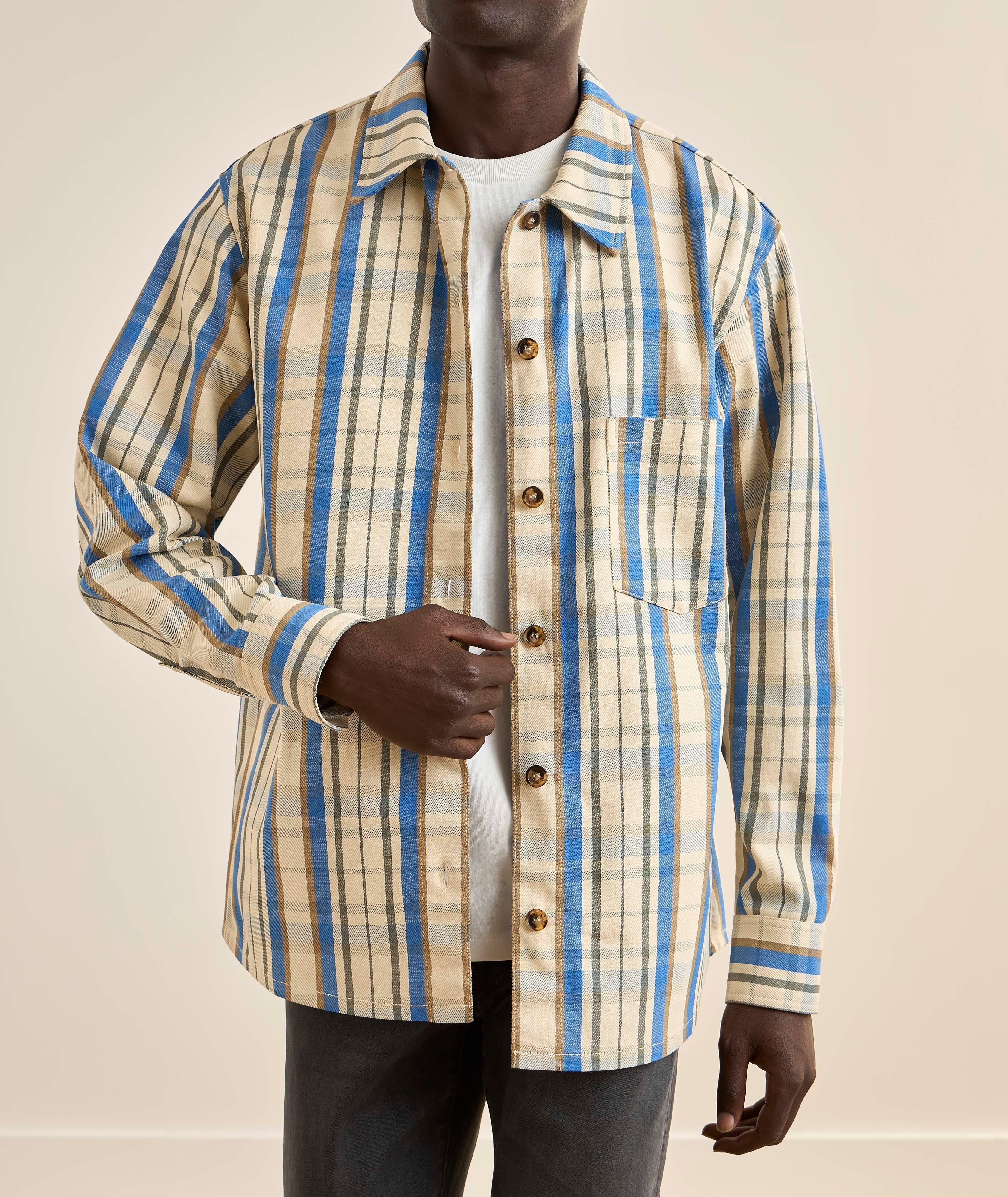 Plaid Cotton Overshirt image 1