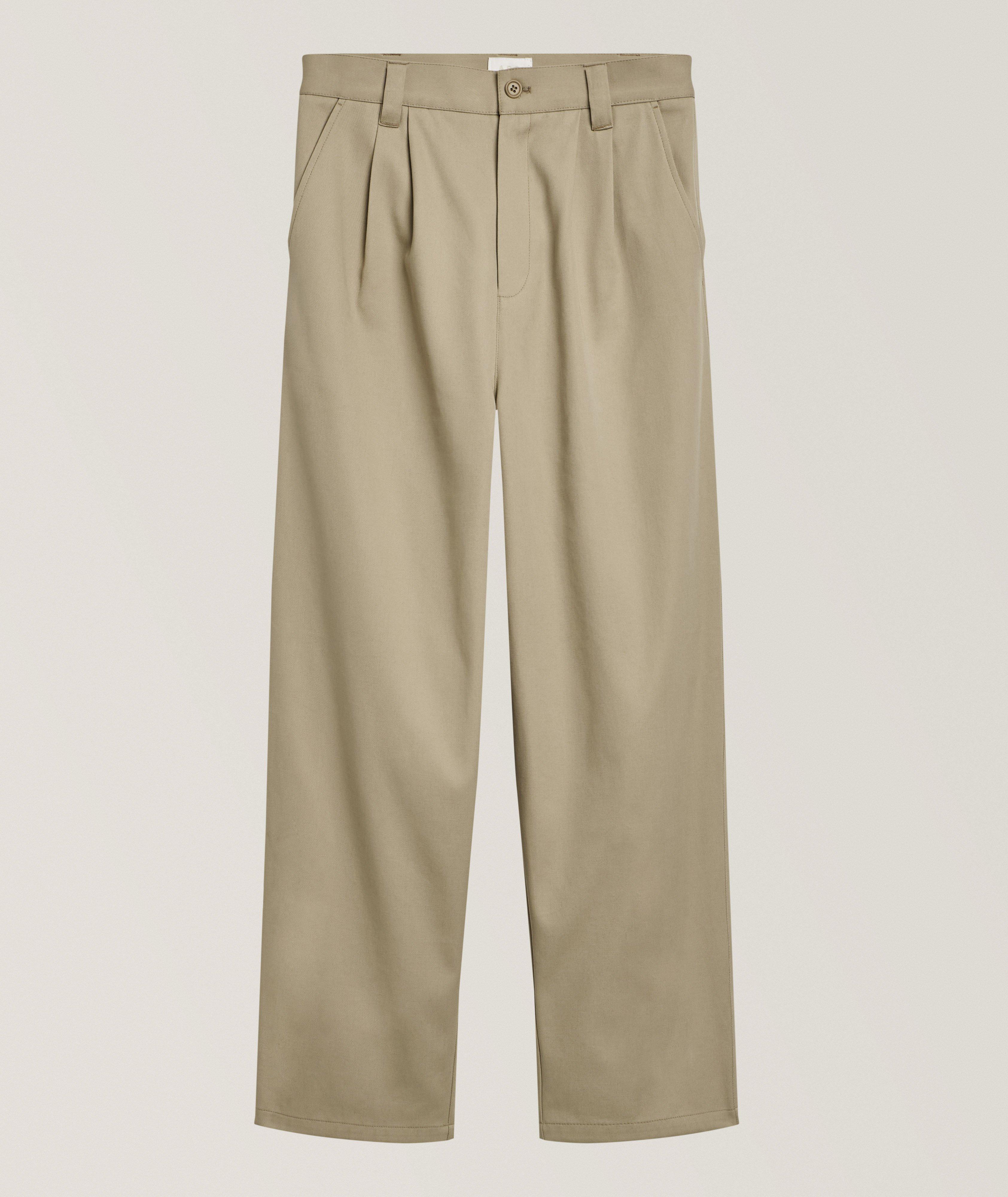 A.P.C. Ricky Organic Cotton Pleated Chinos