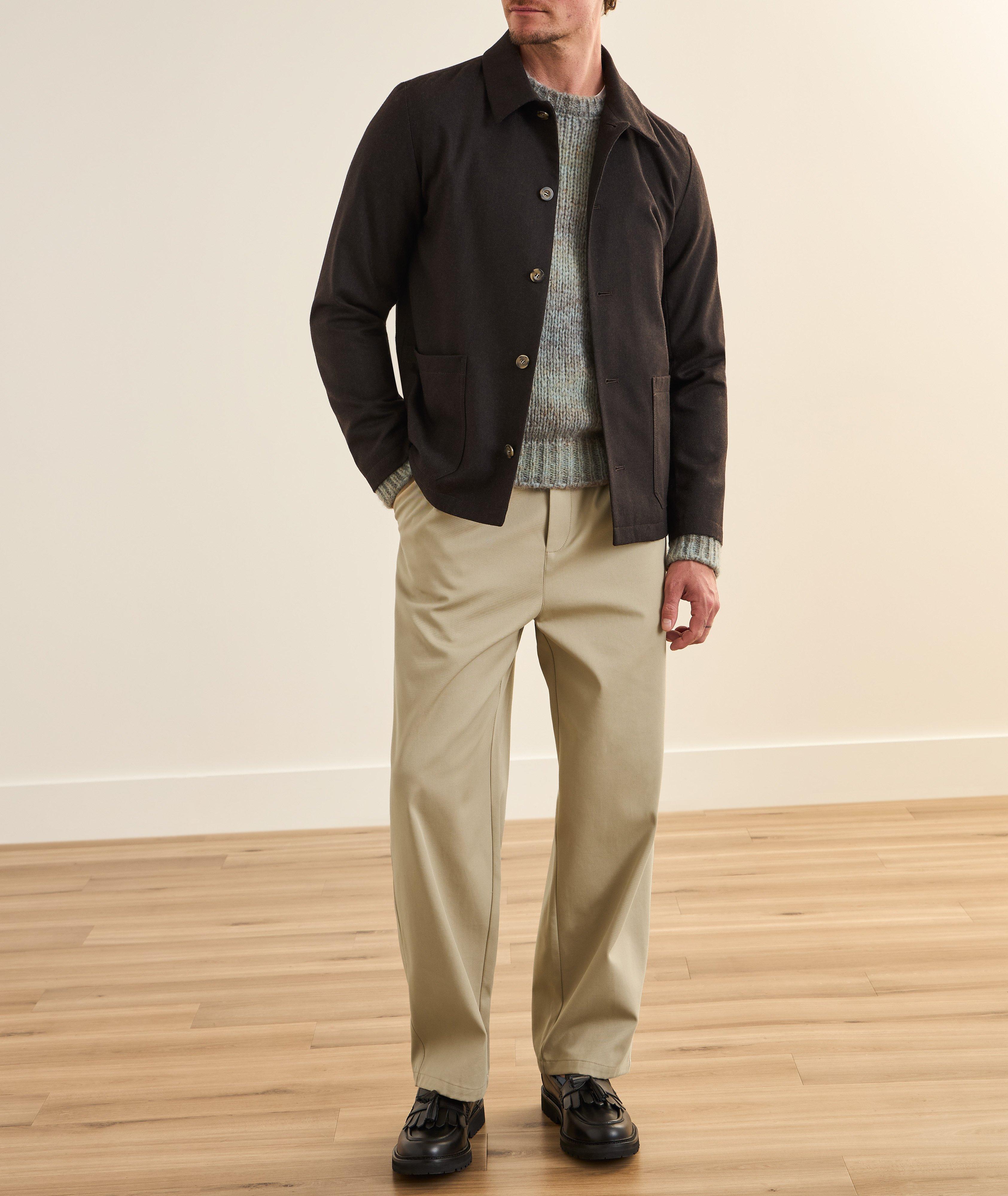 Ricky Organic Cotton Pleated Chinos image 5