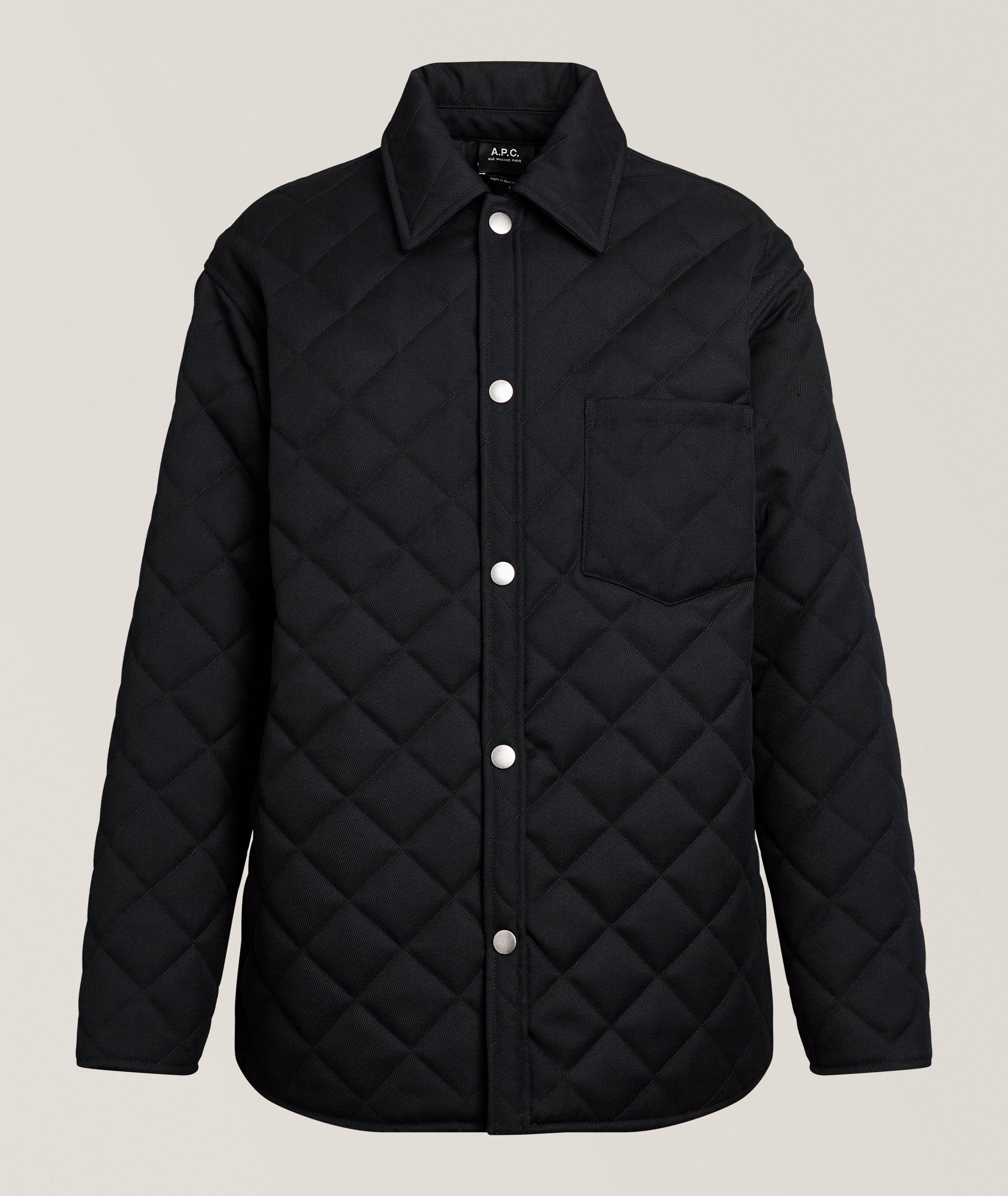 A.P.C. Veste laine matelassée surdimensionnée