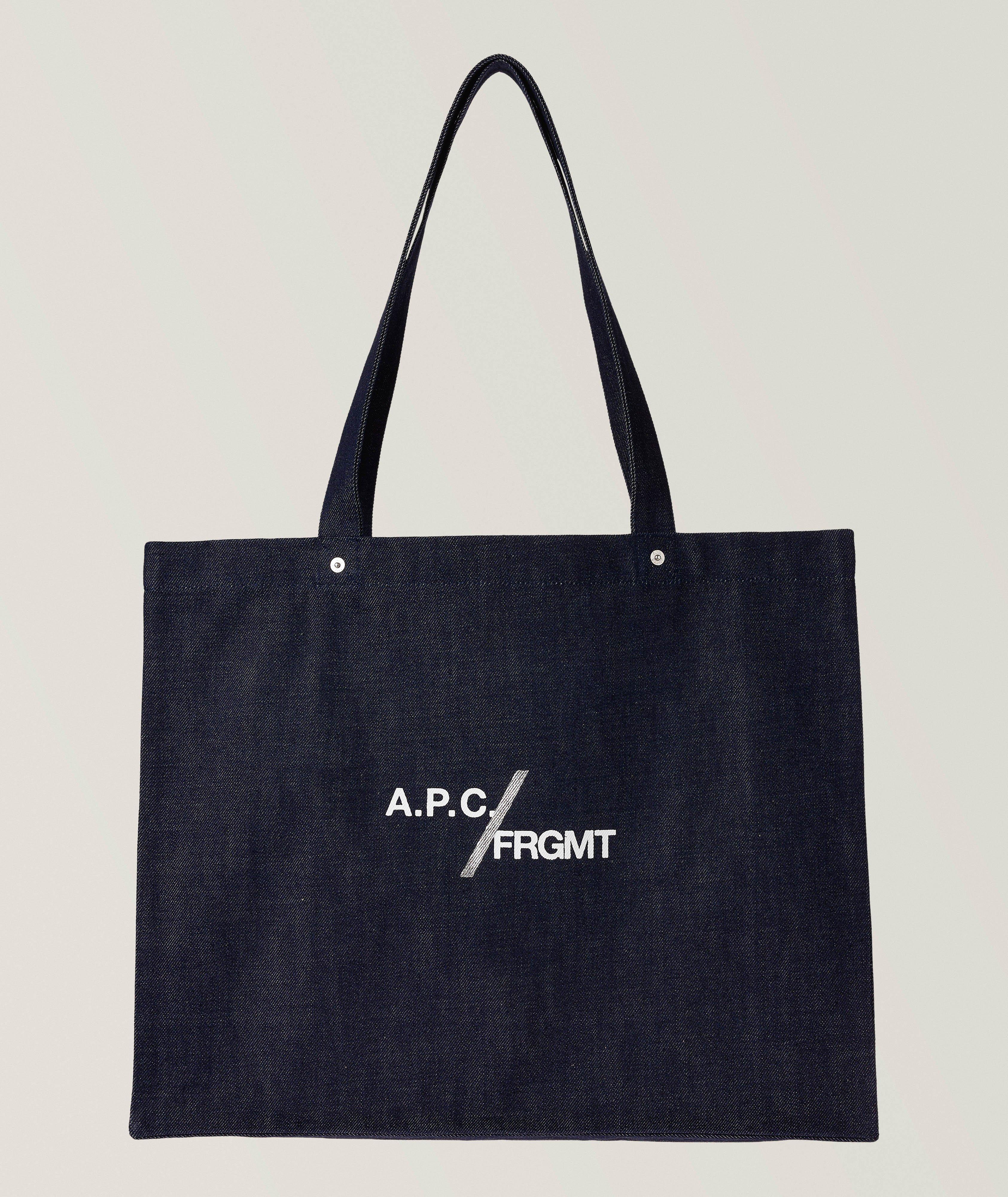 A.P.C. Fourre-tout en denim Je Sors Ce Soir X FRGMT