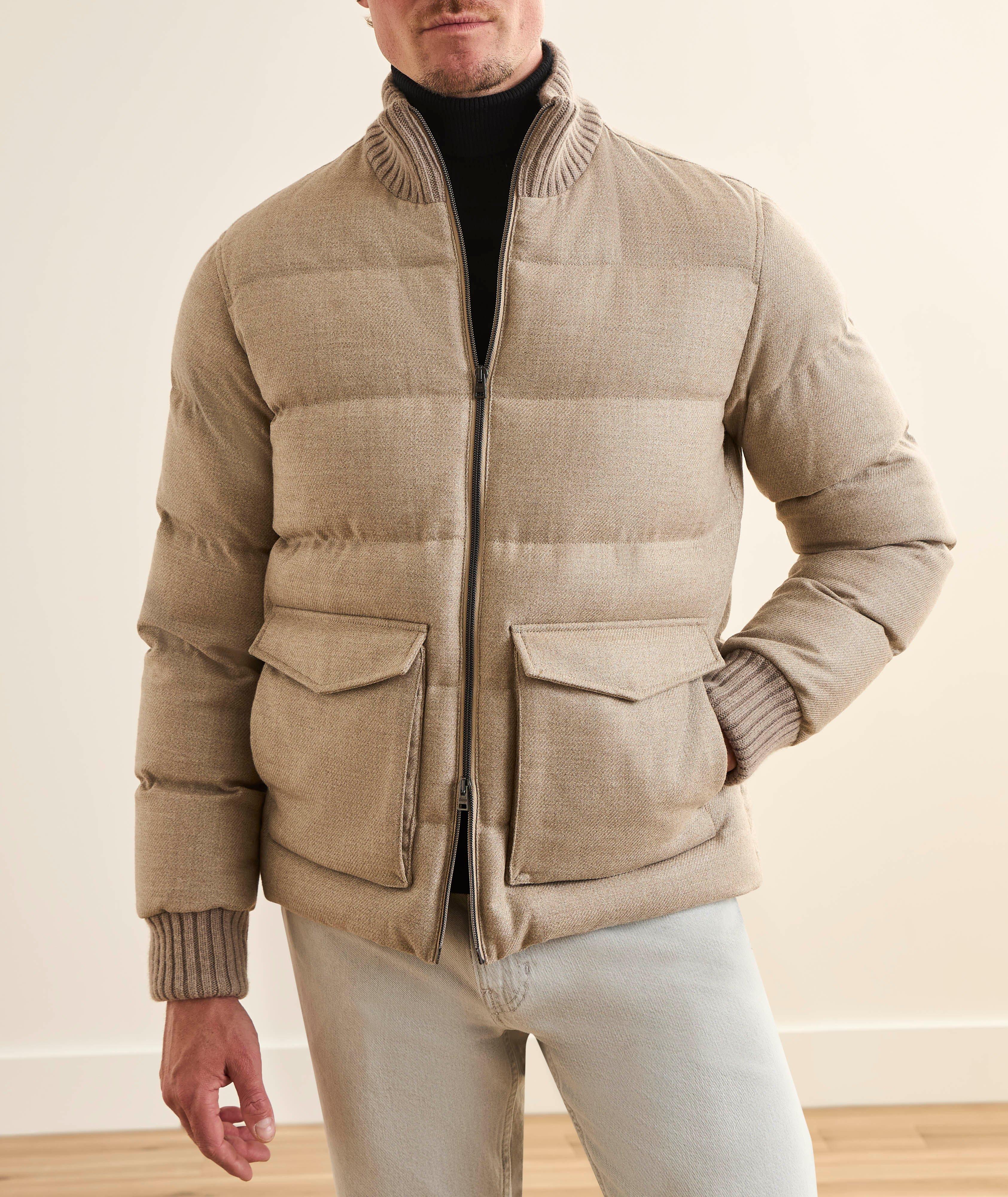 Wool-Silk Tweed Bomber image 1