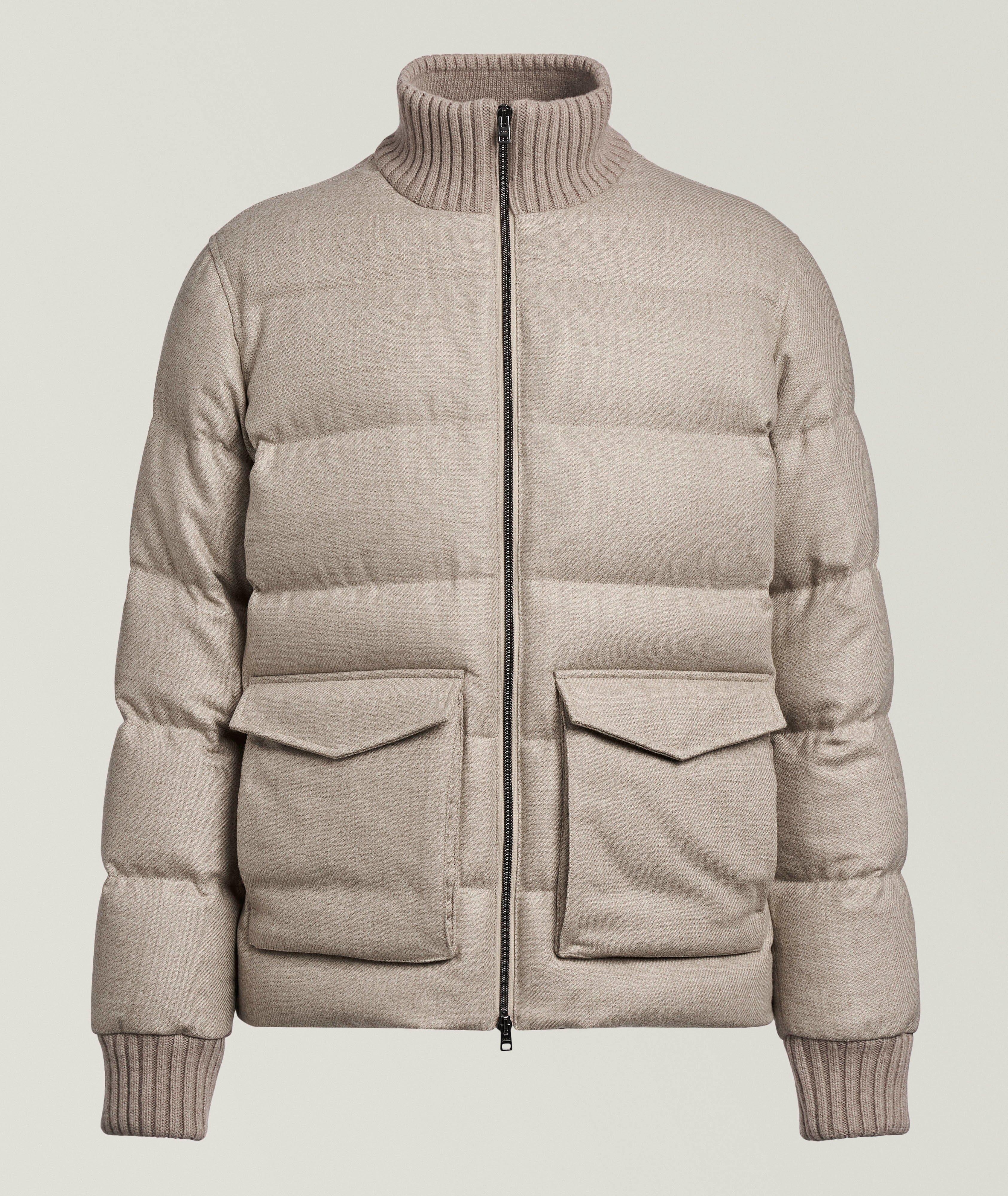 Wool-Silk Tweed Bomber image 0