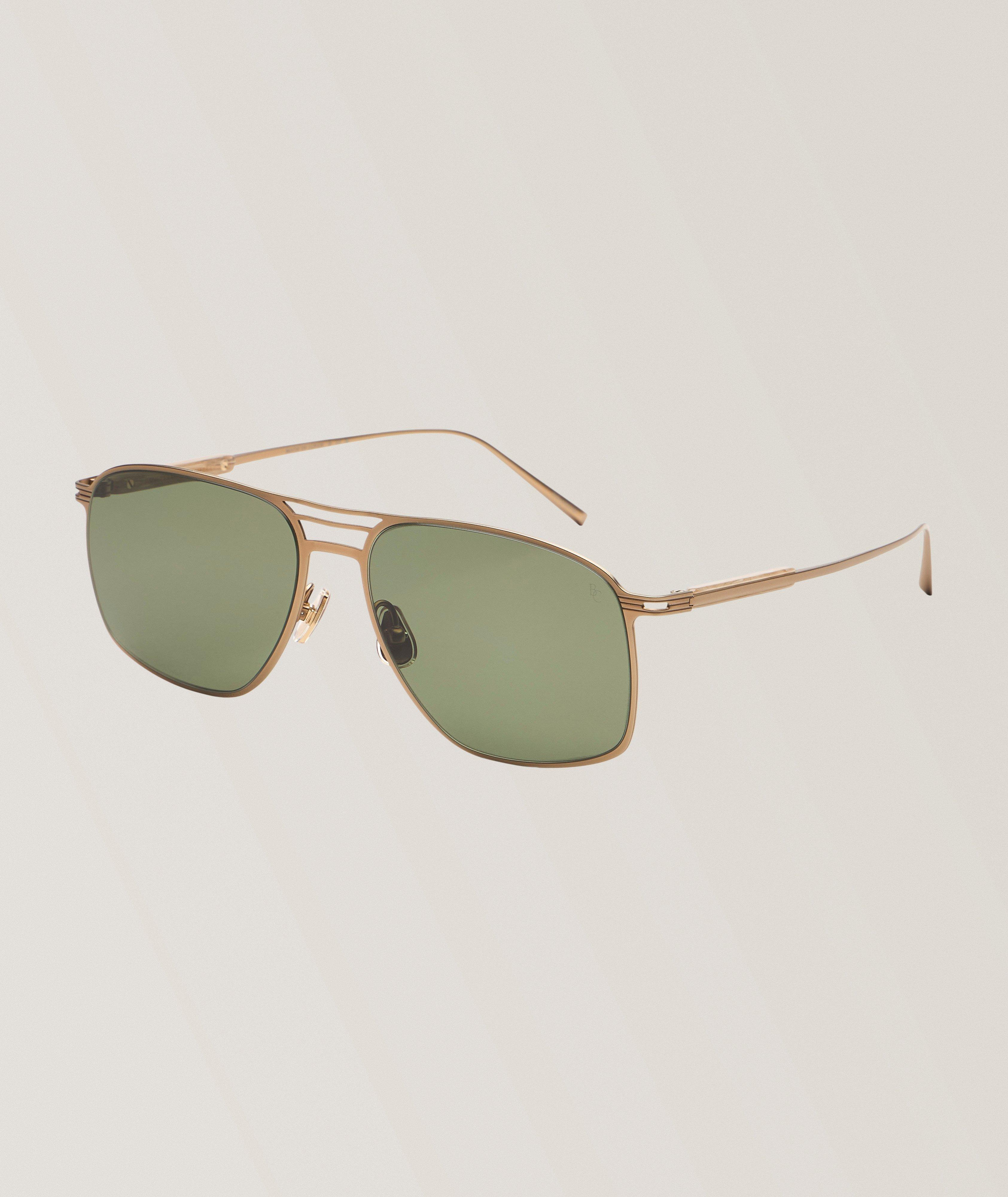 Brunello Cucinelli Polarized Navigator Sunglasses