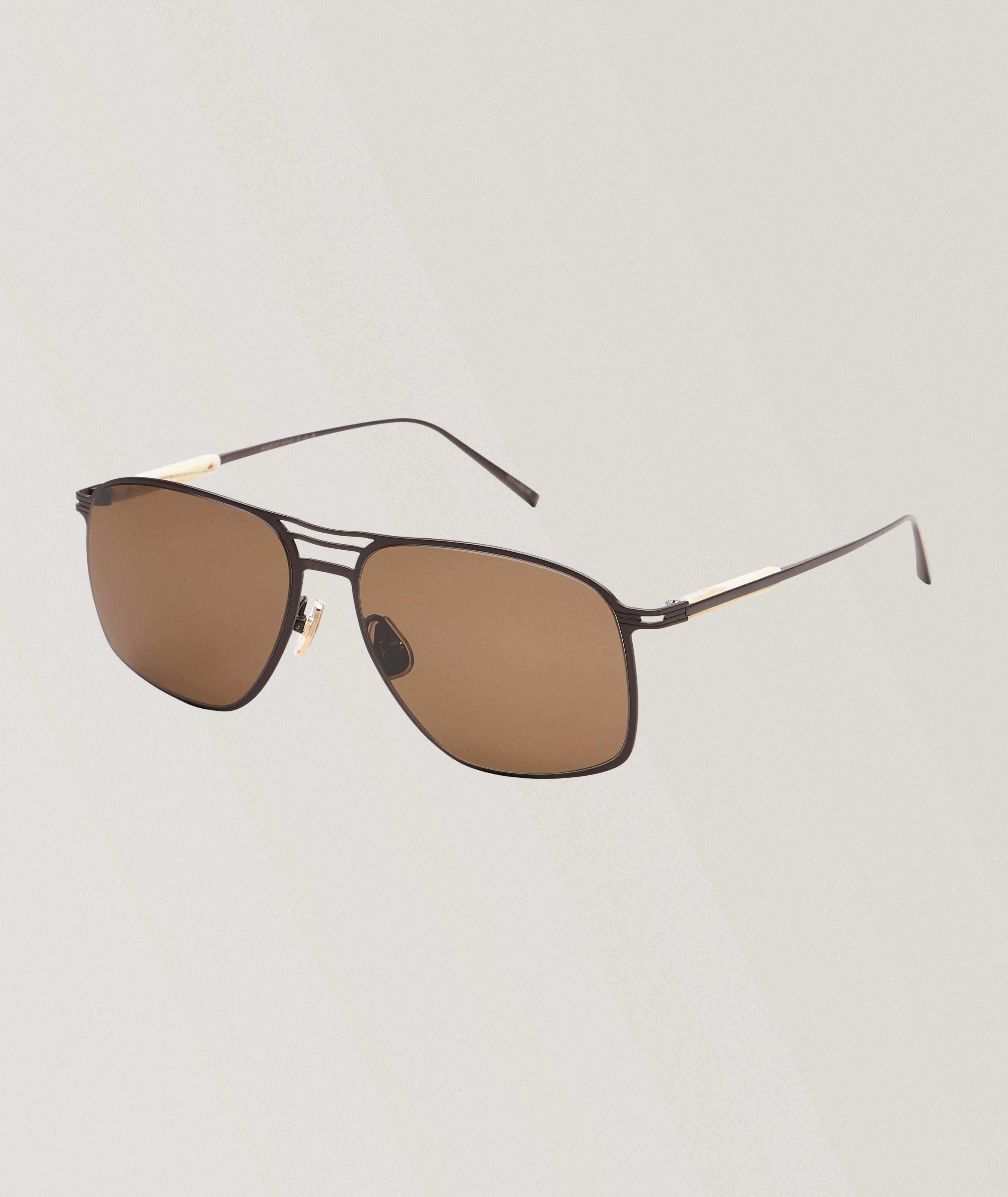 Brunello Cucinelli Polarized Navigator Sunglasses | Eyewear
