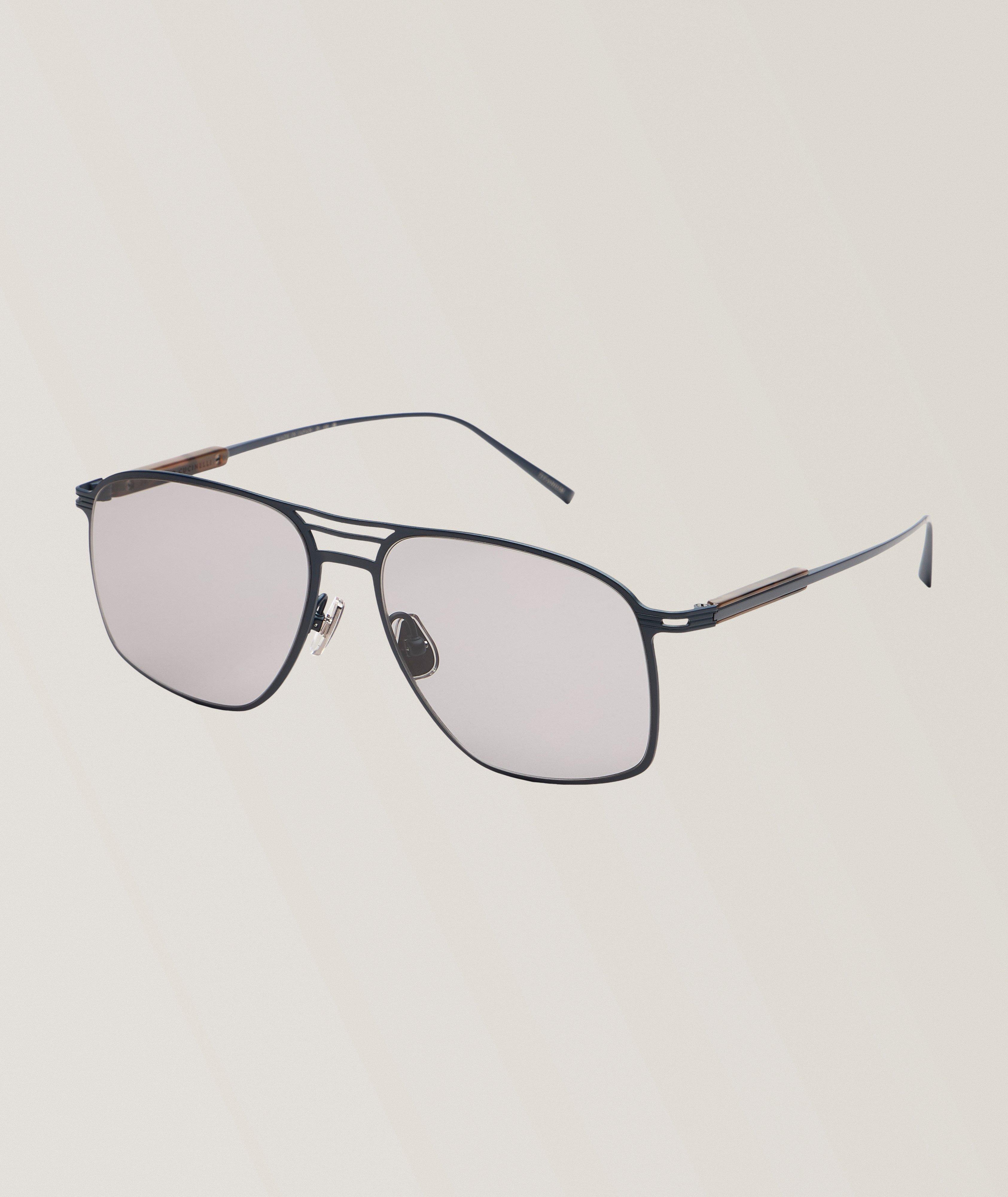 Brunello Cucinelli Polarized Navigator Sunglasses | Eyewear