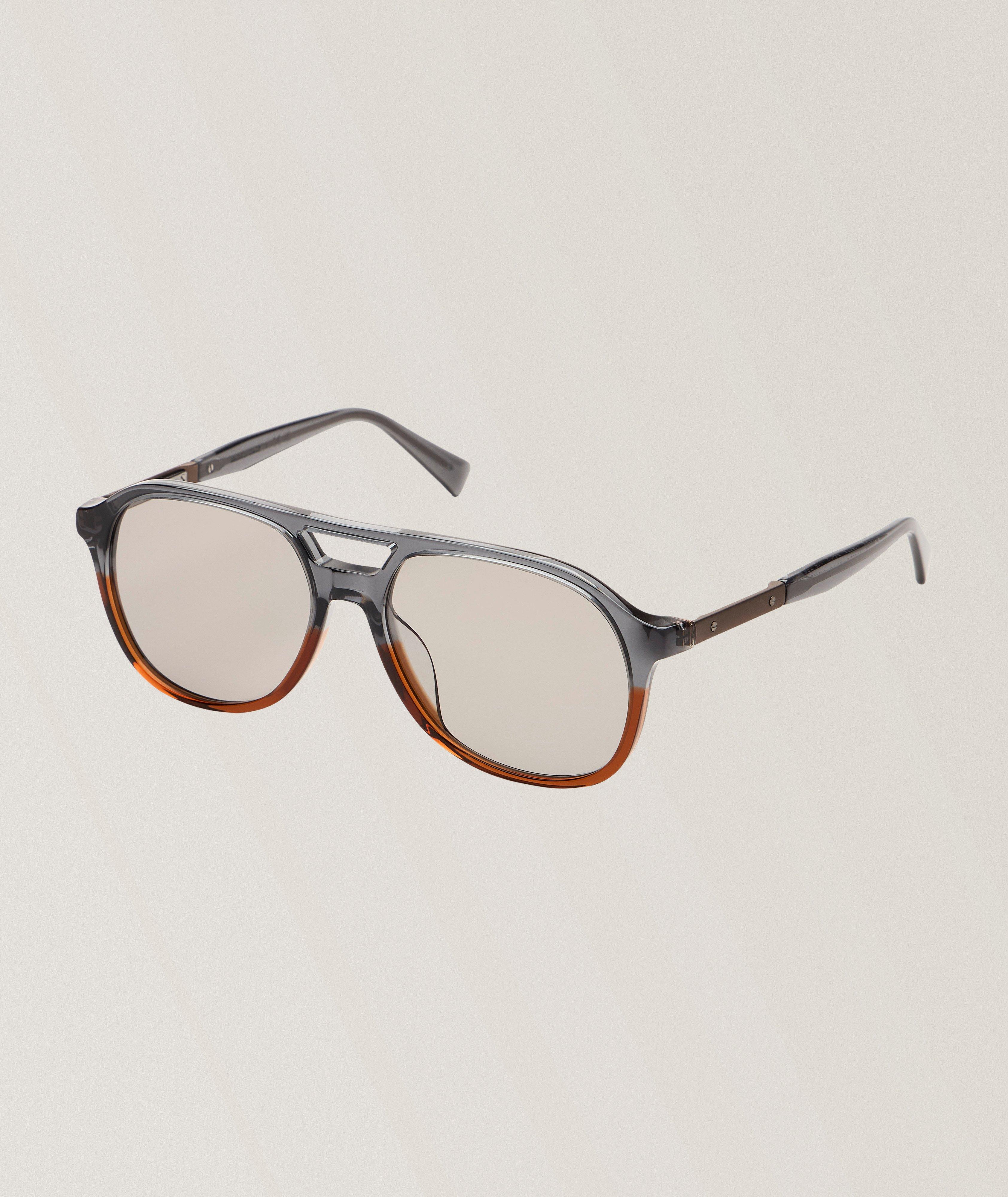 Brunello Cucinelli Two-Tone Pilot Sunglasses 