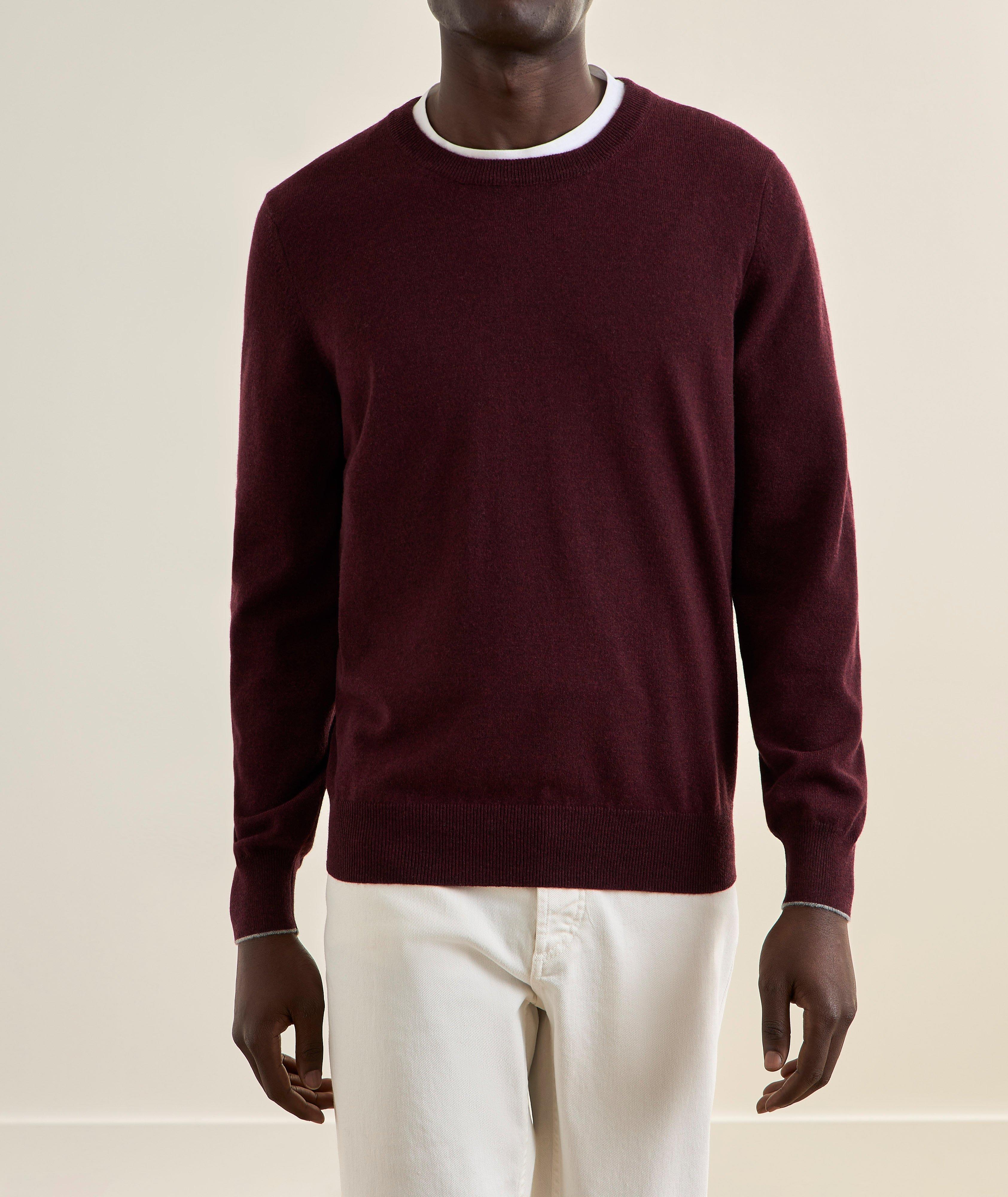 Mélange Cashmere Crewneck Sweater image 1