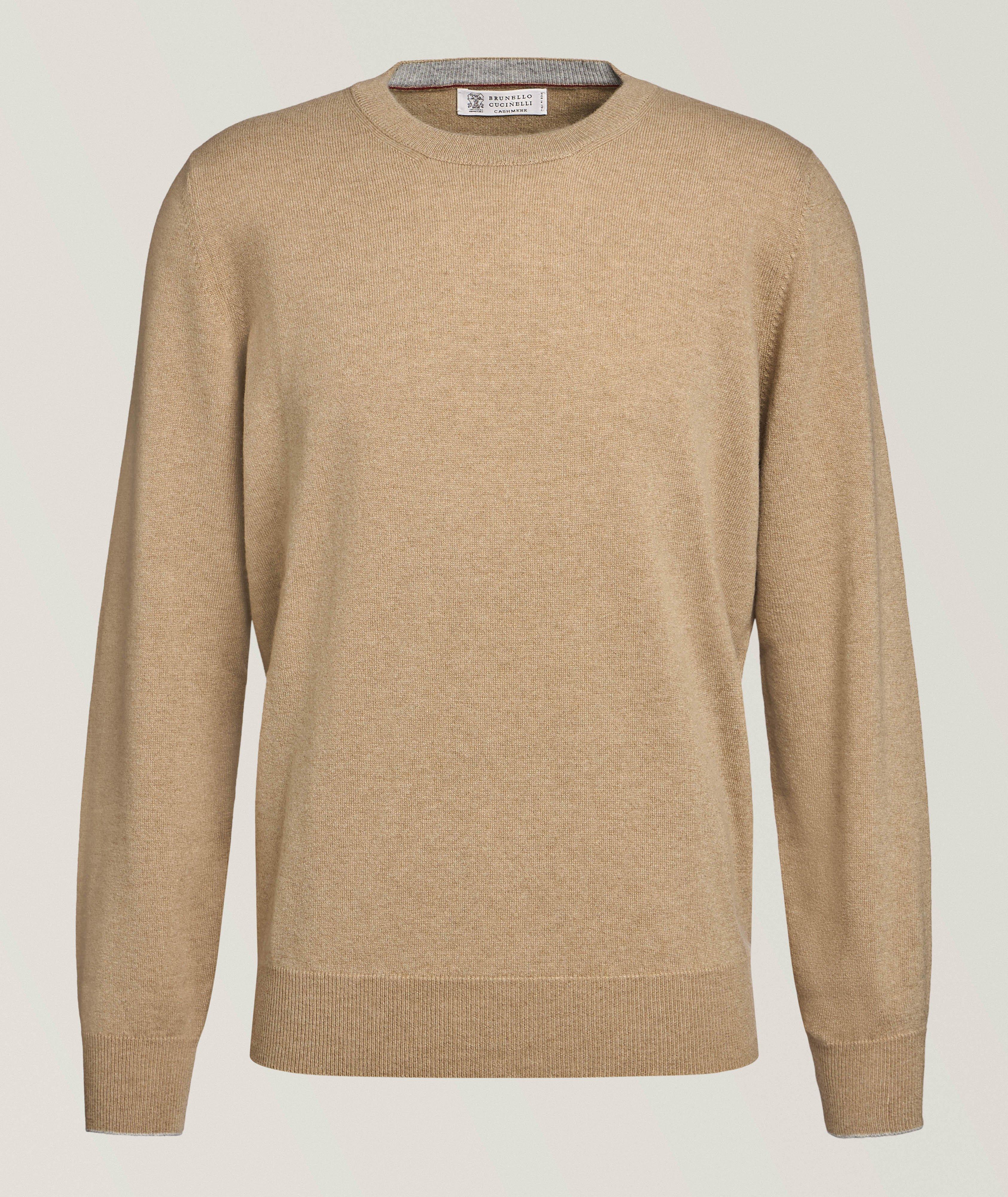 Brunello Cucinelli Mélange Cashmere Crewneck Sweater