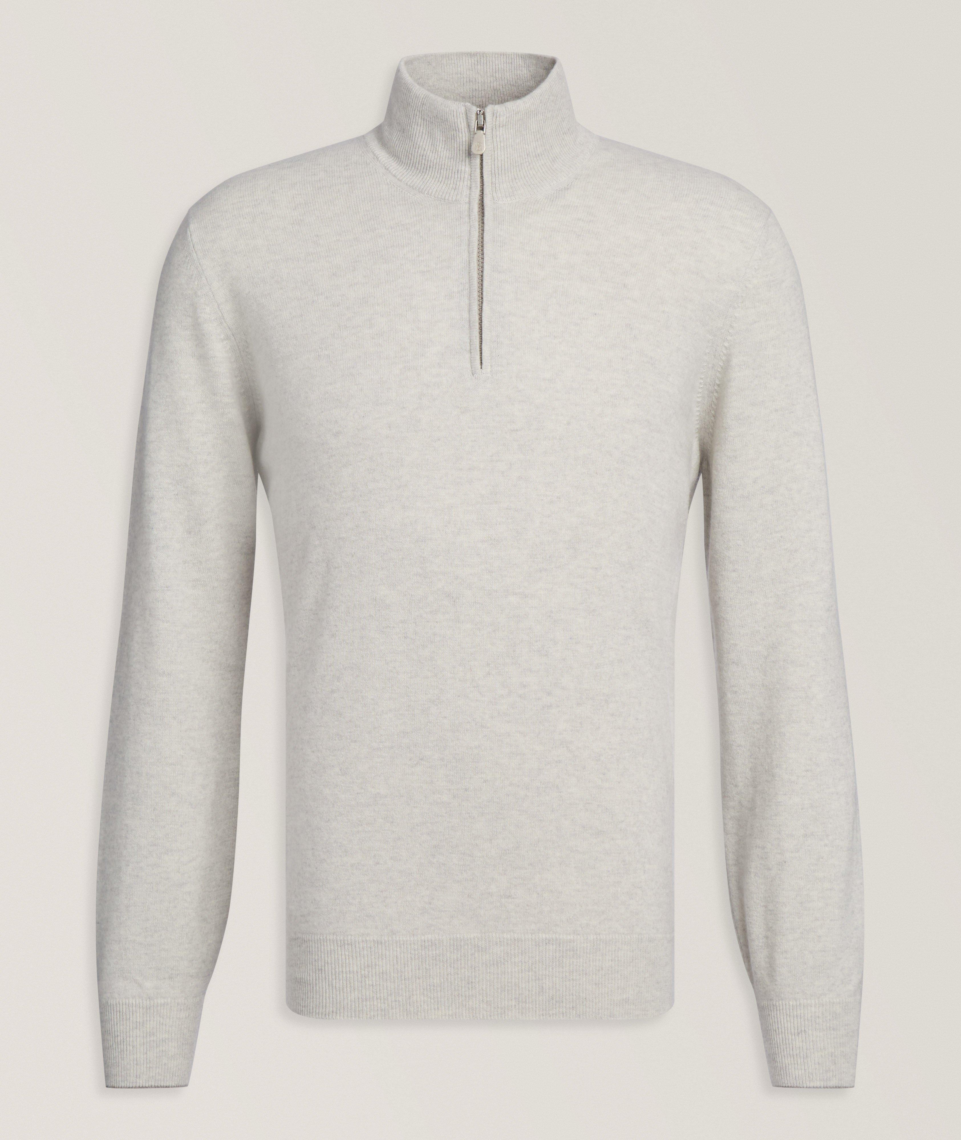 Brunello Cucinelli Cashmere Quarter-Zip Sweater