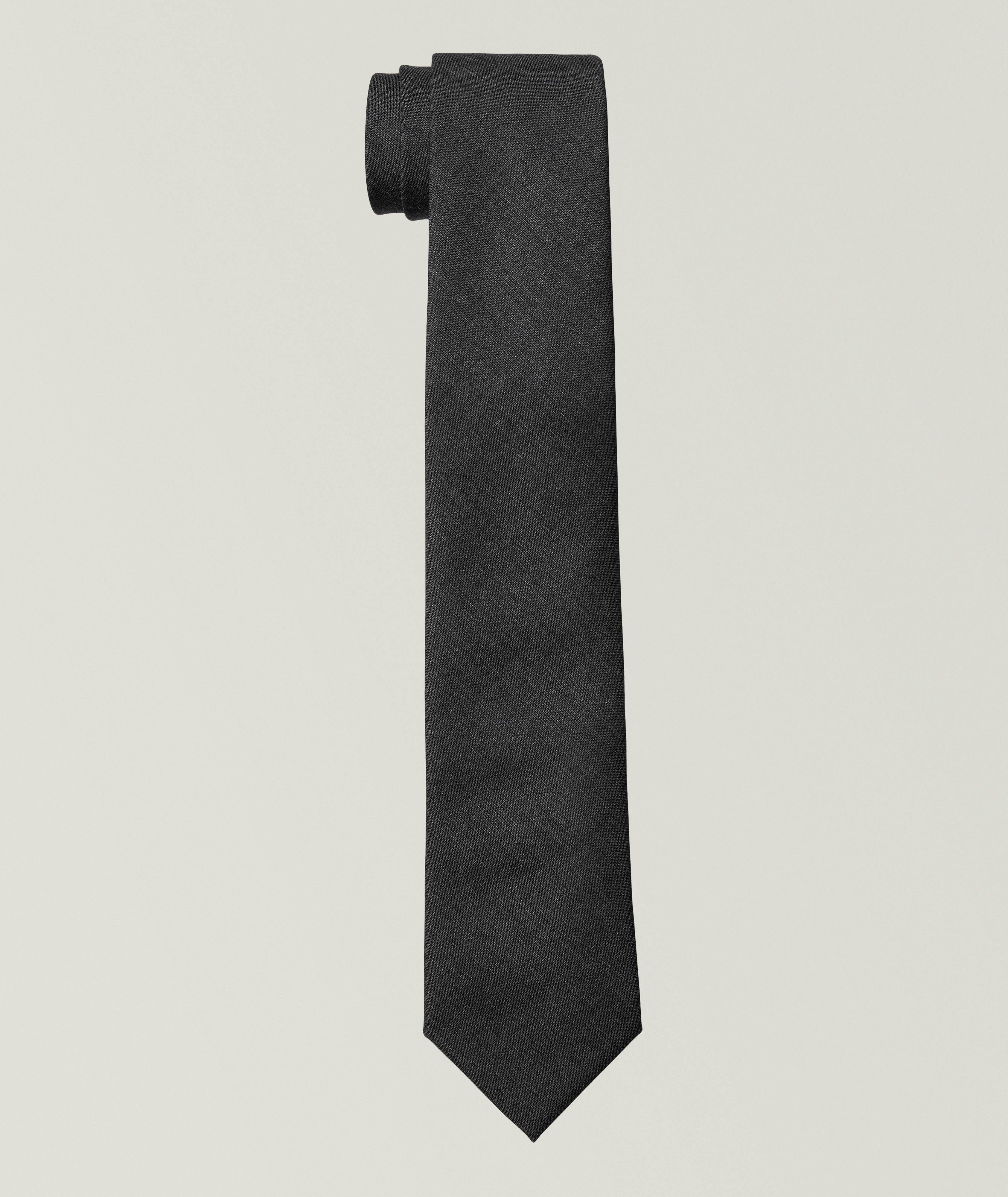 Solid Virgin Wool Tie image 0