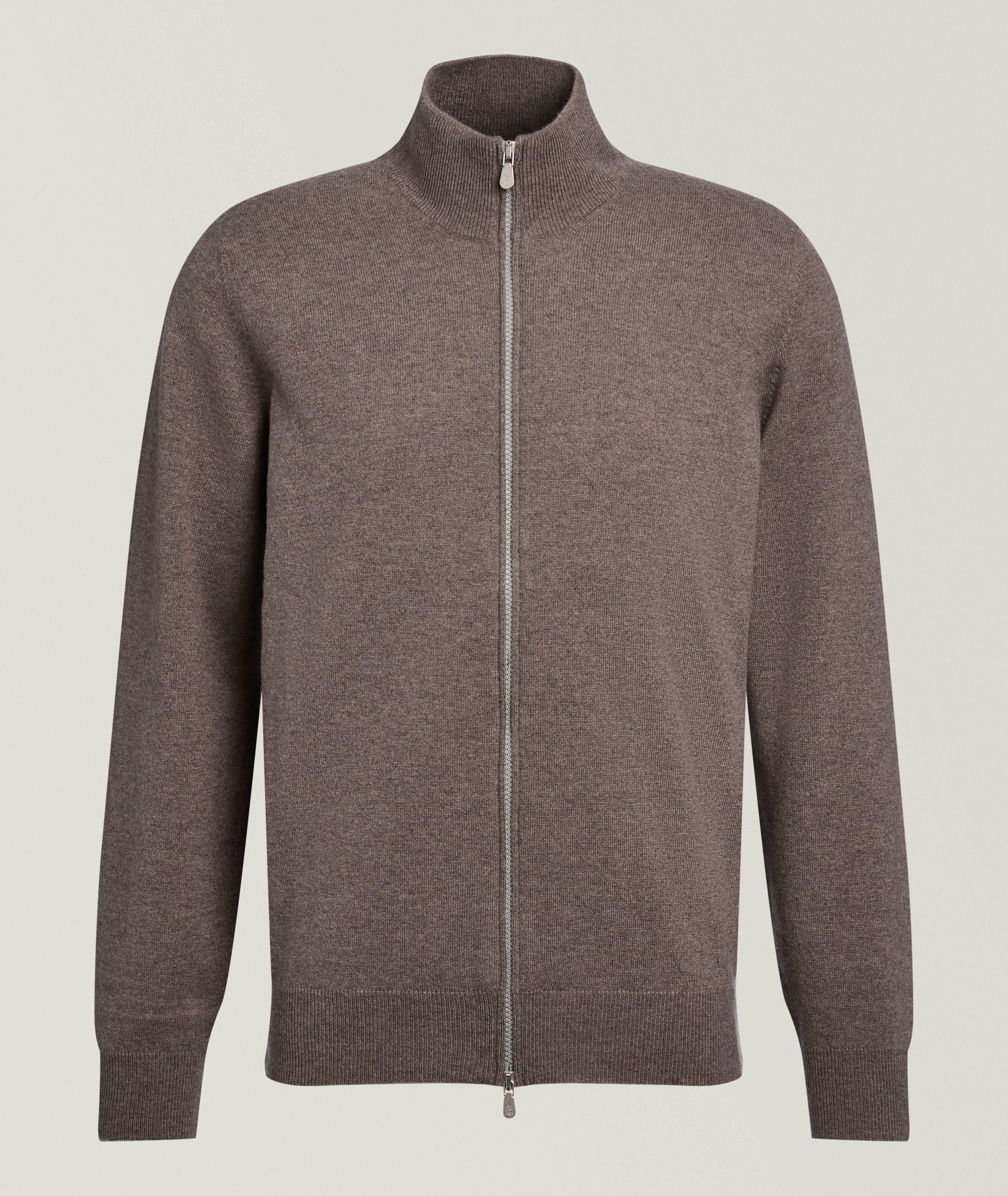 Brunello Cucinelli Pull zippé cachemire mélange 