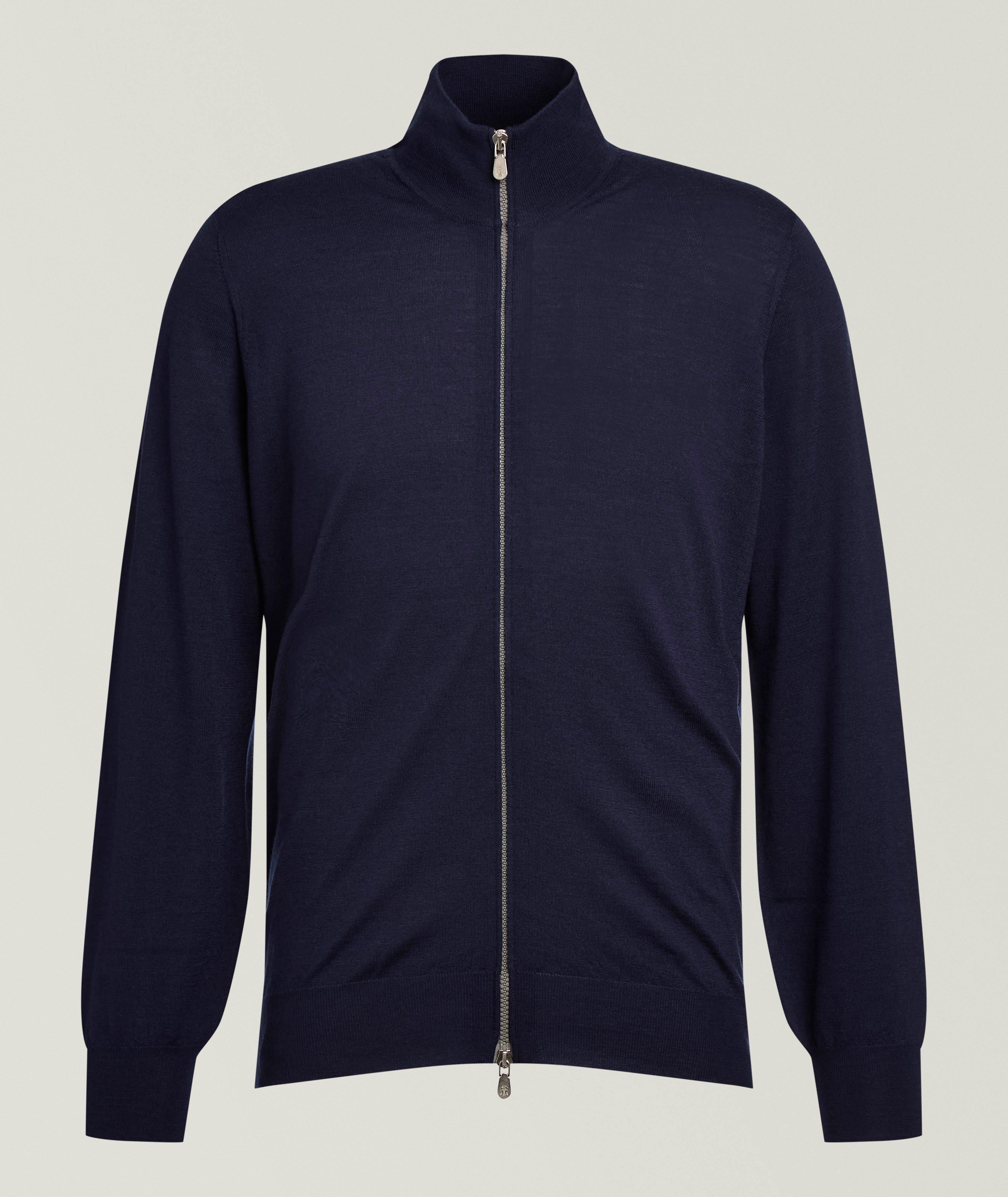 Brunello Cucinelli Fine Gauge Wool-Cashmere V-Neck Sweater