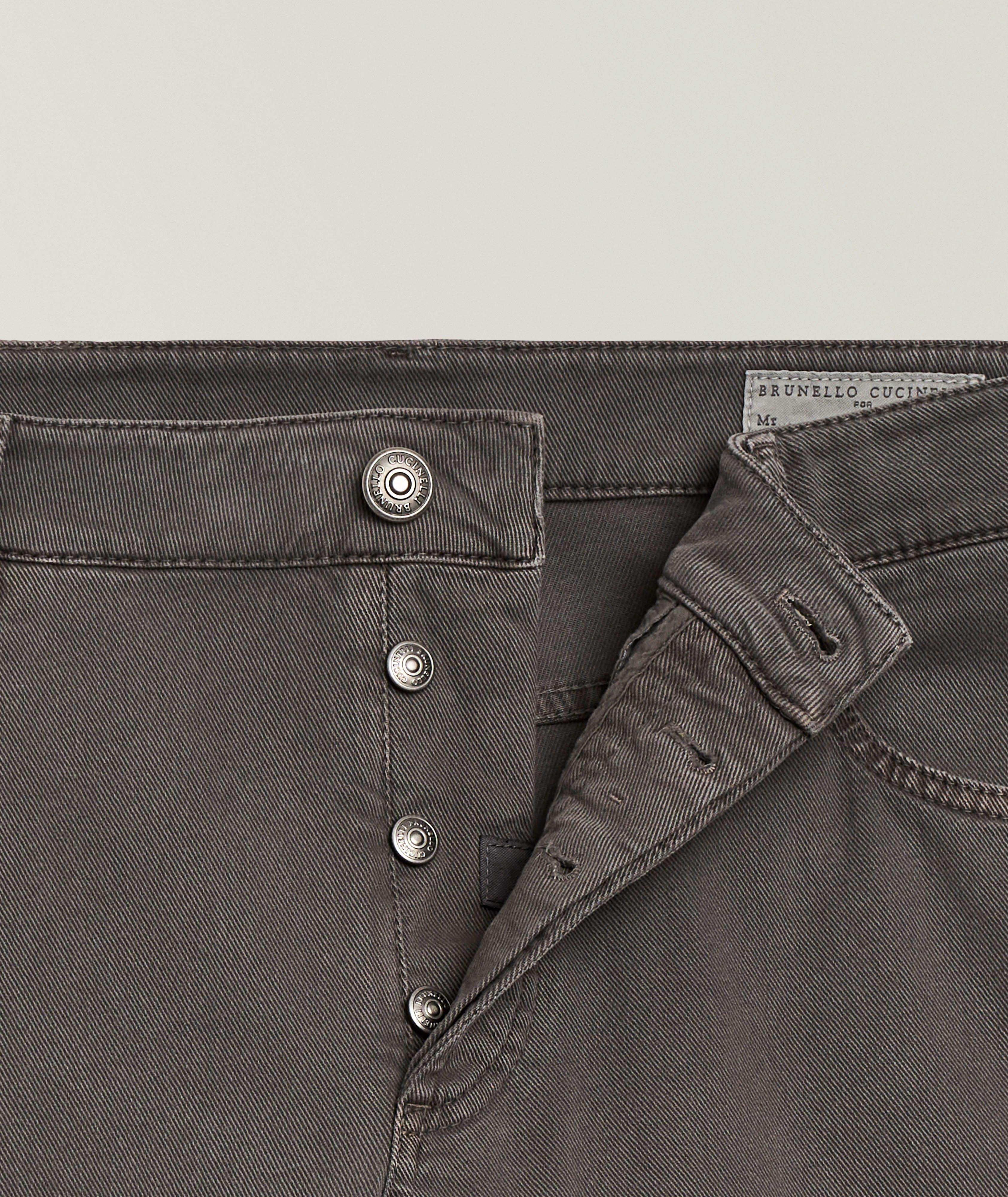 Traditional-Fit Denim Five-Pocket Pants image 5