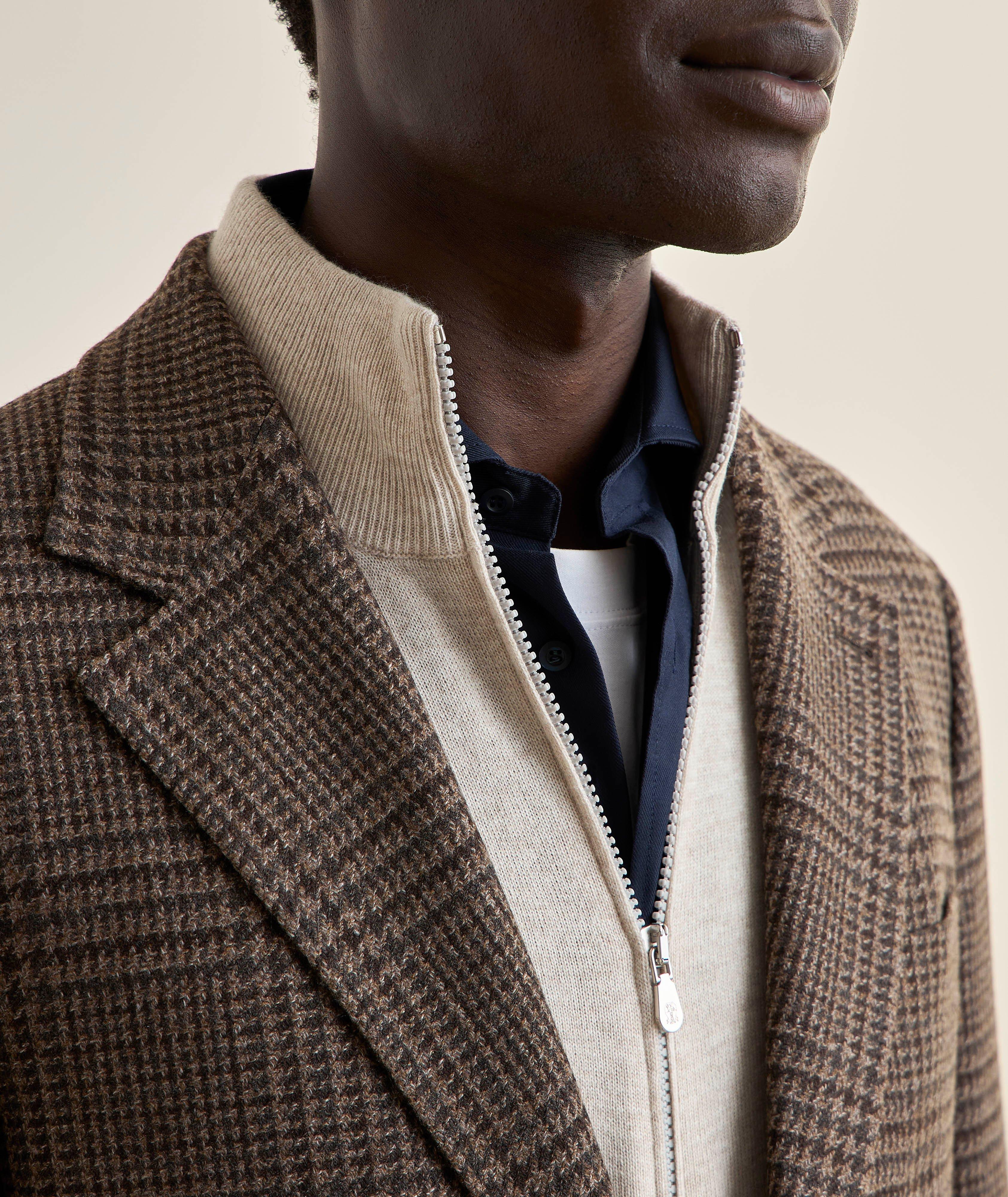 Glen Check Cashmere Sport Jacket image 3