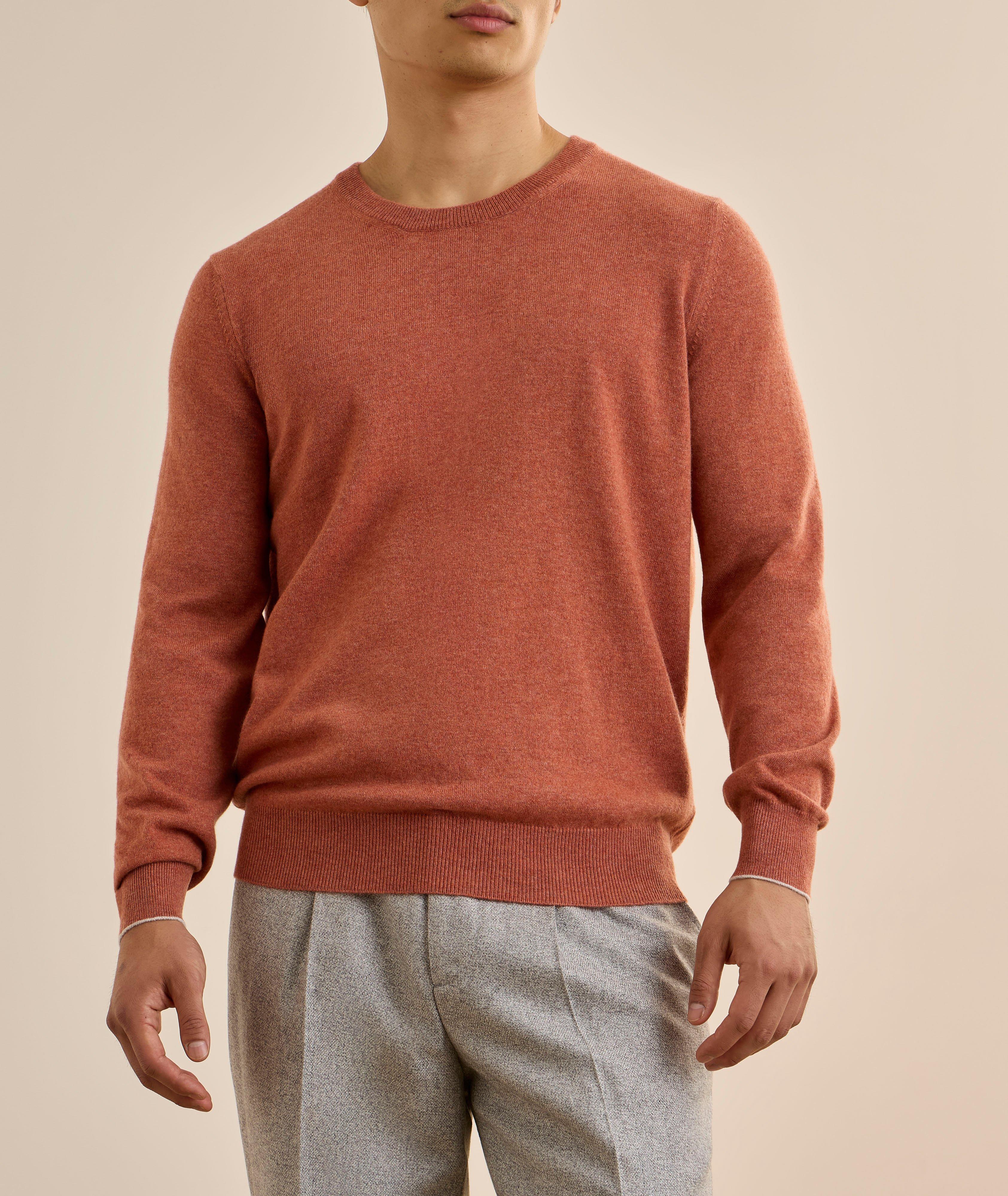 Mélange Cashmere Crewneck Sweater image 1