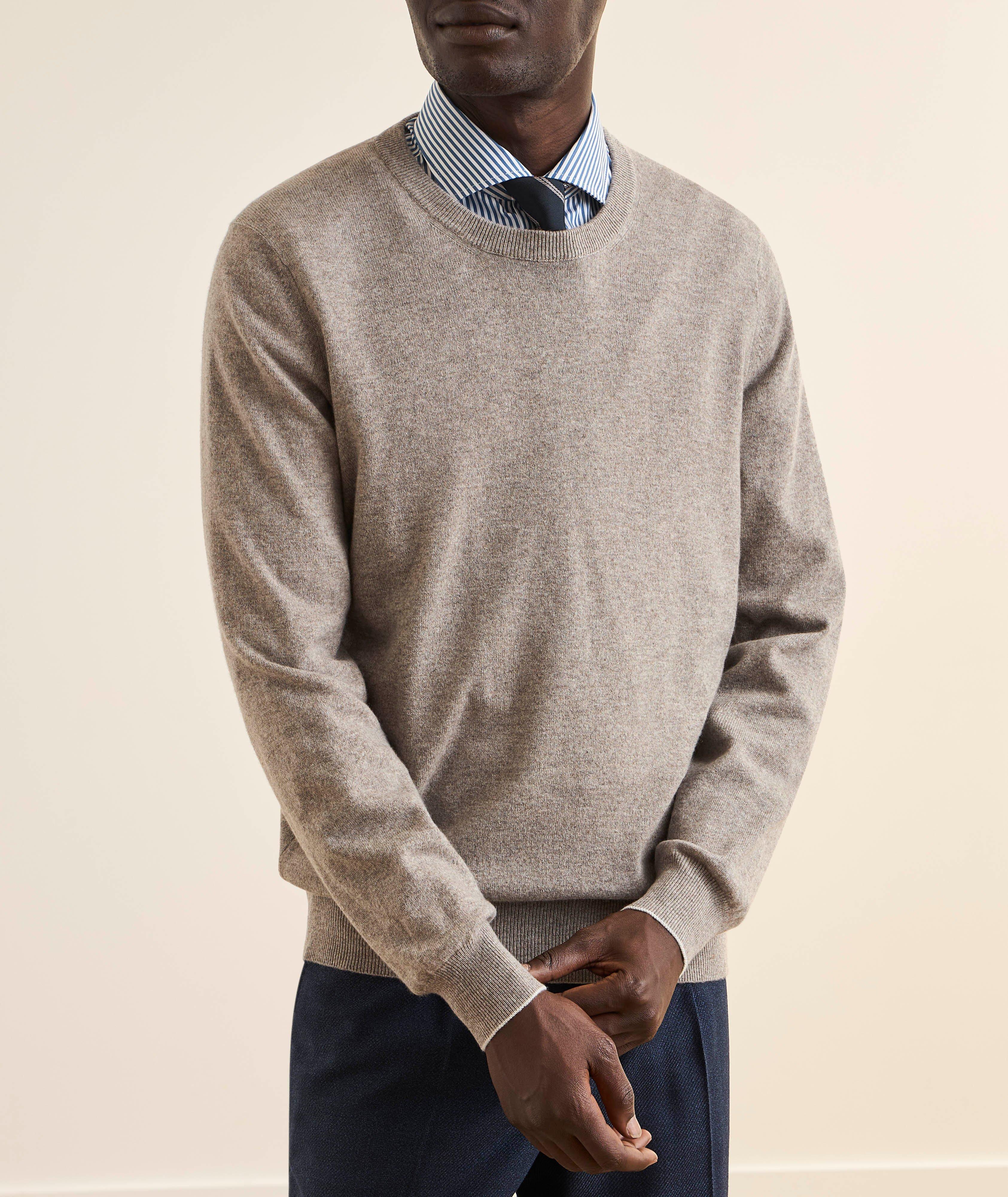 Mélange Cashmere Crewneck Sweater image 1