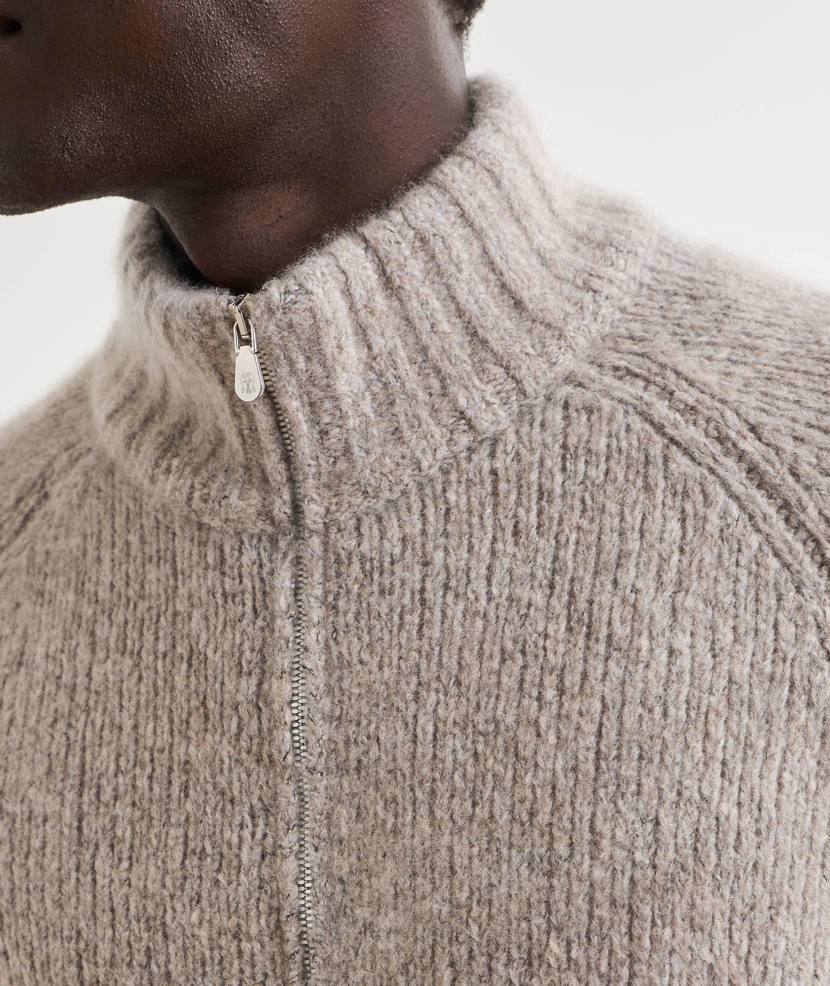 Cashmere Quarter-Zip Sweater image 3