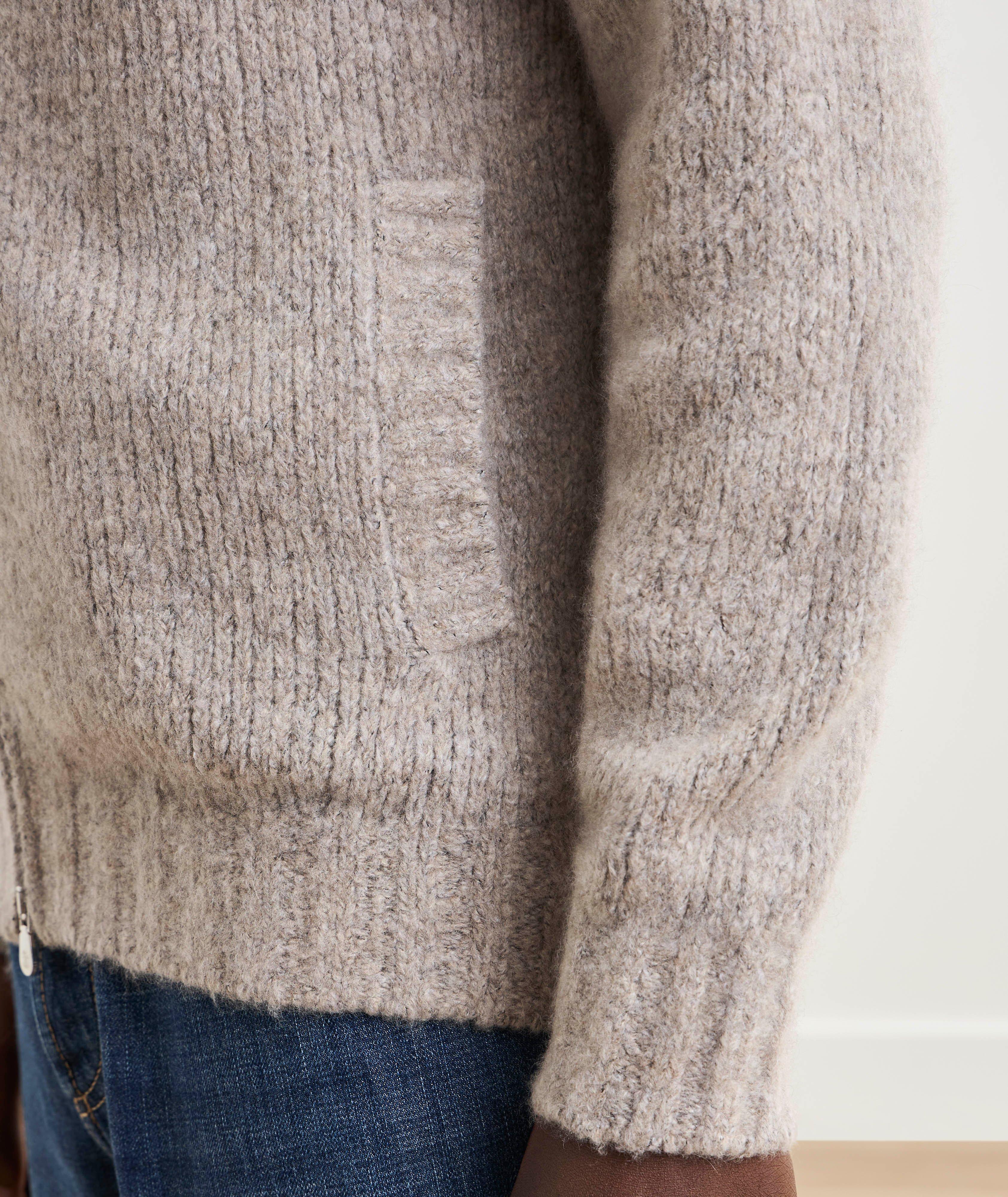 Cashmere Quarter-Zip Sweater image 4