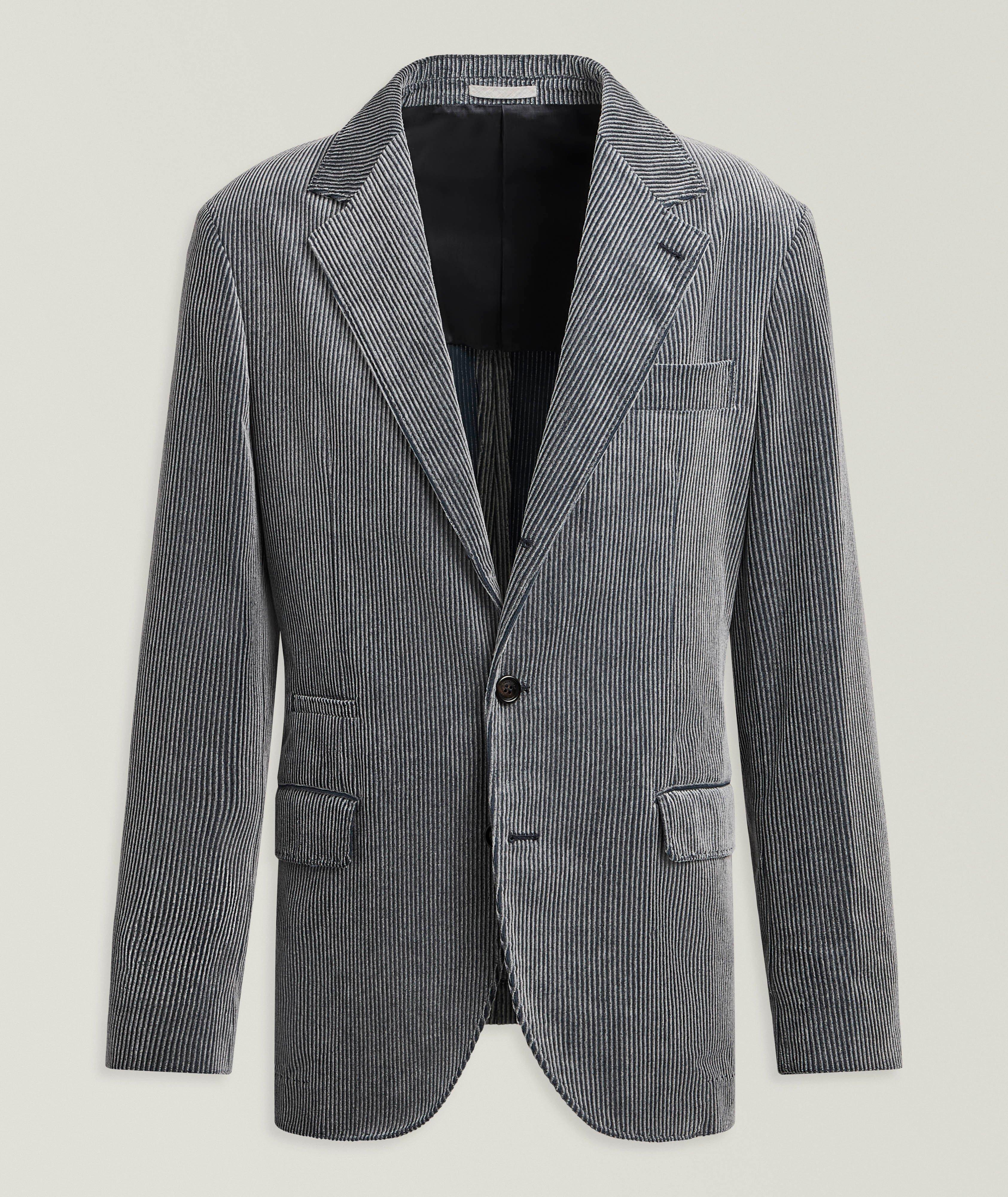 Brunello Cucinelli Frosted Corduroy Sport Jacket