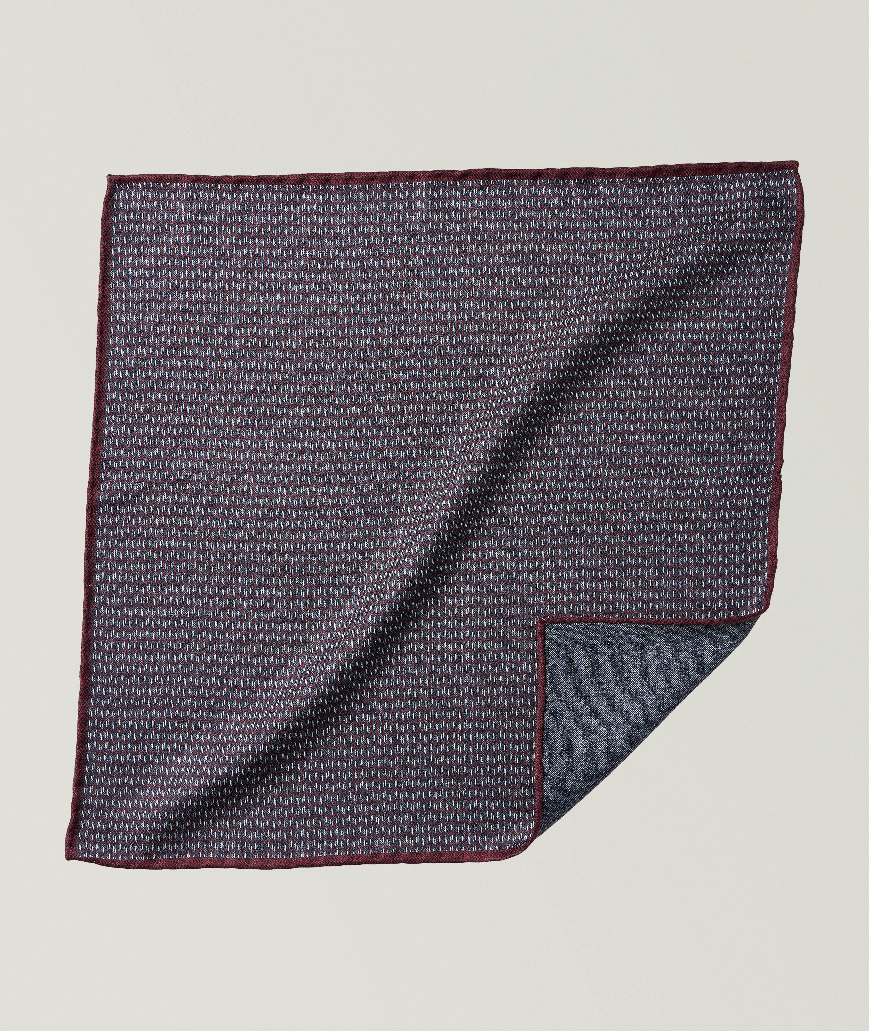 Brunello Cucinelli Neat Silk Pocket Square