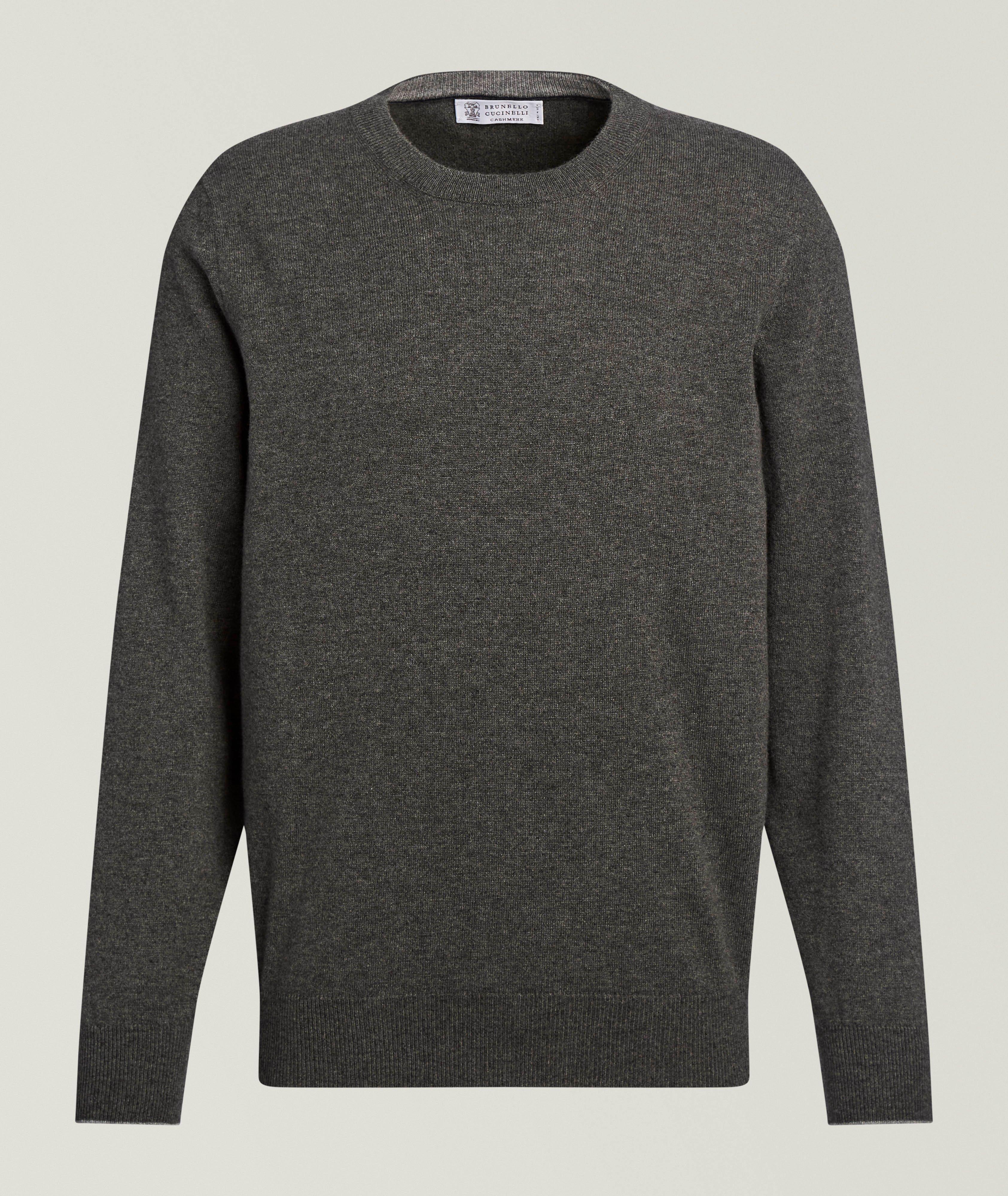 Brunello Cucinelli Mélange Cashmere Crewneck Sweater