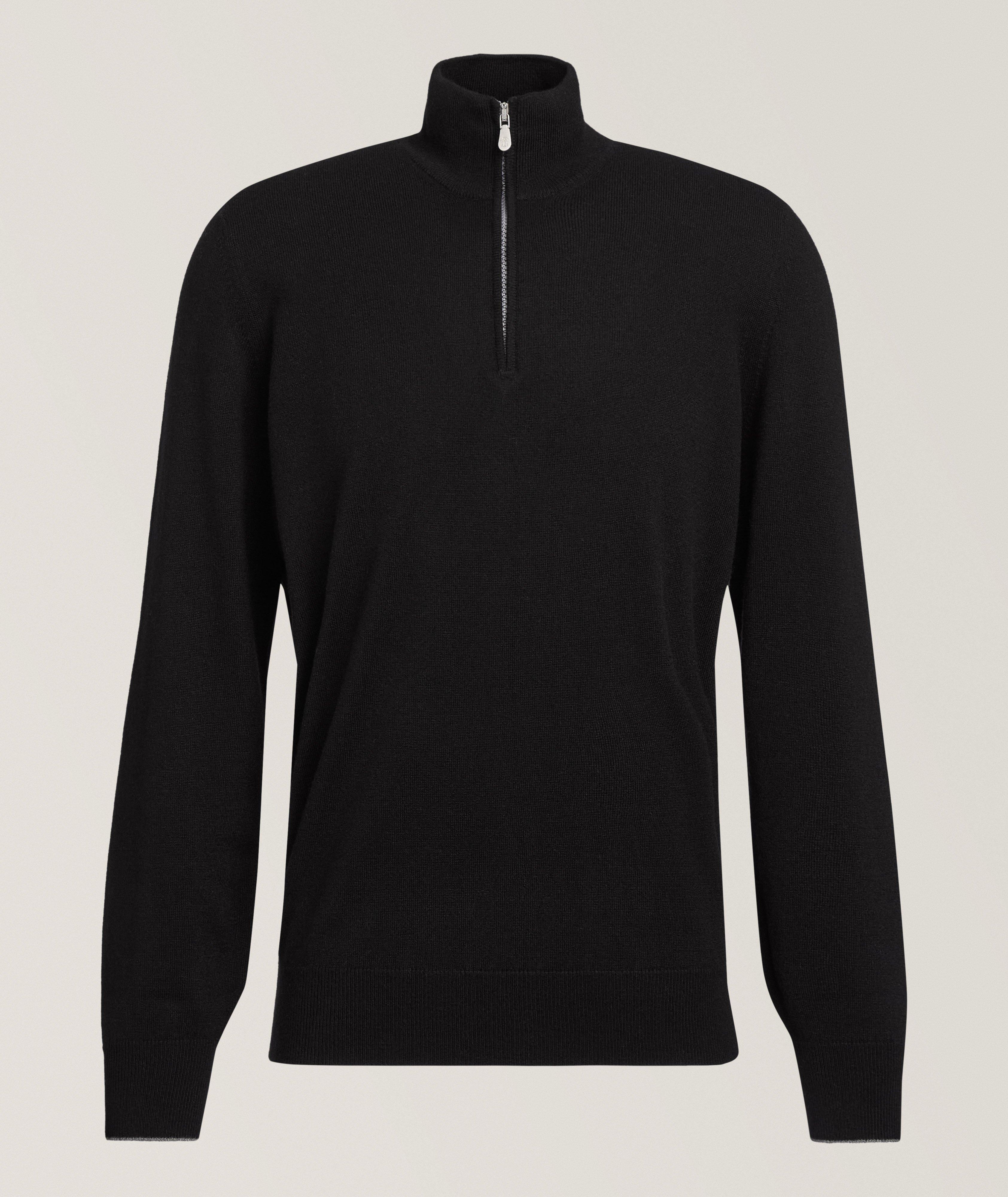 Brunello Cucinelli Cashmere Quarter-Zip Sweater