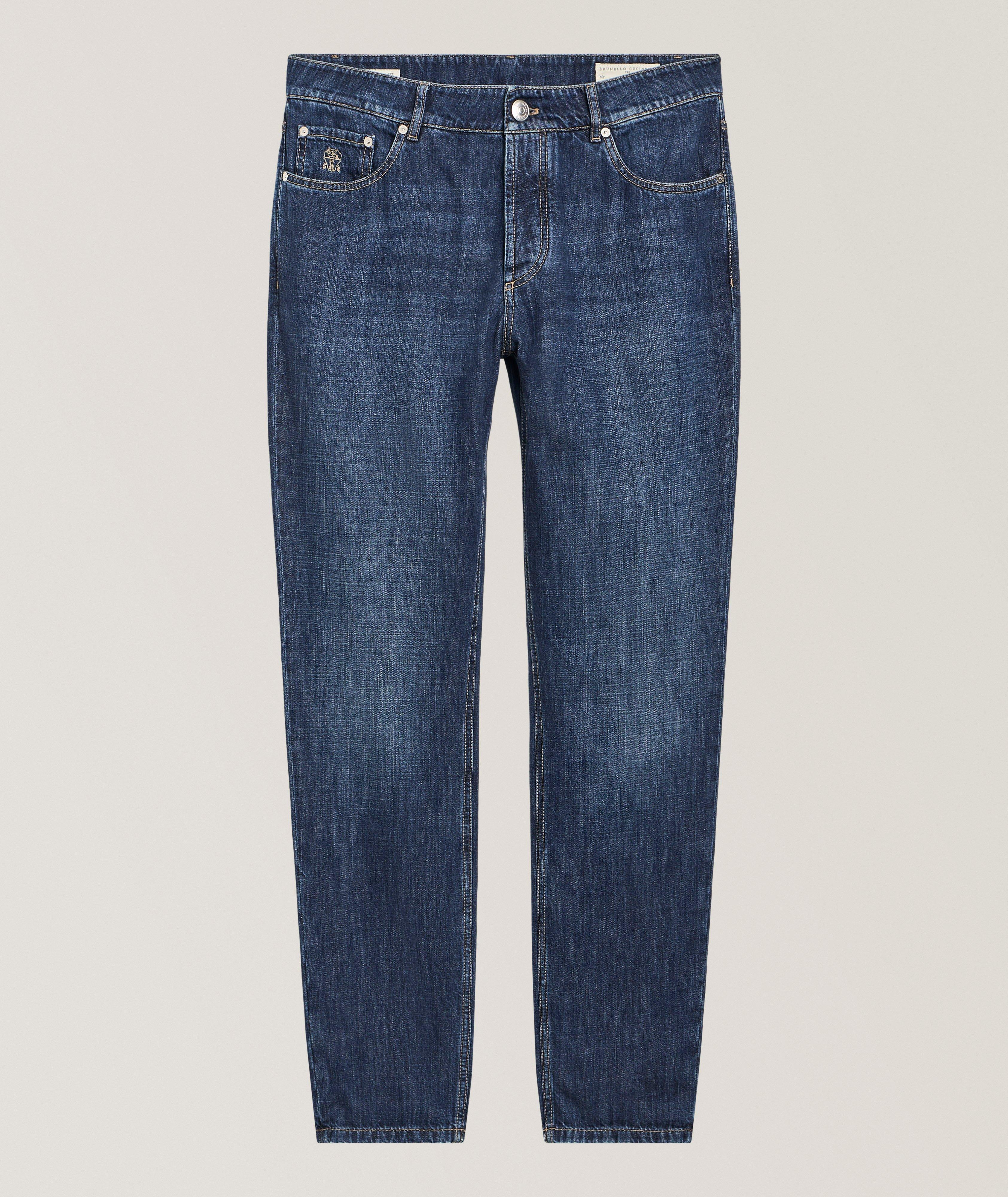 Brunello Cucinelli Jean léger coupe-traditionnelle