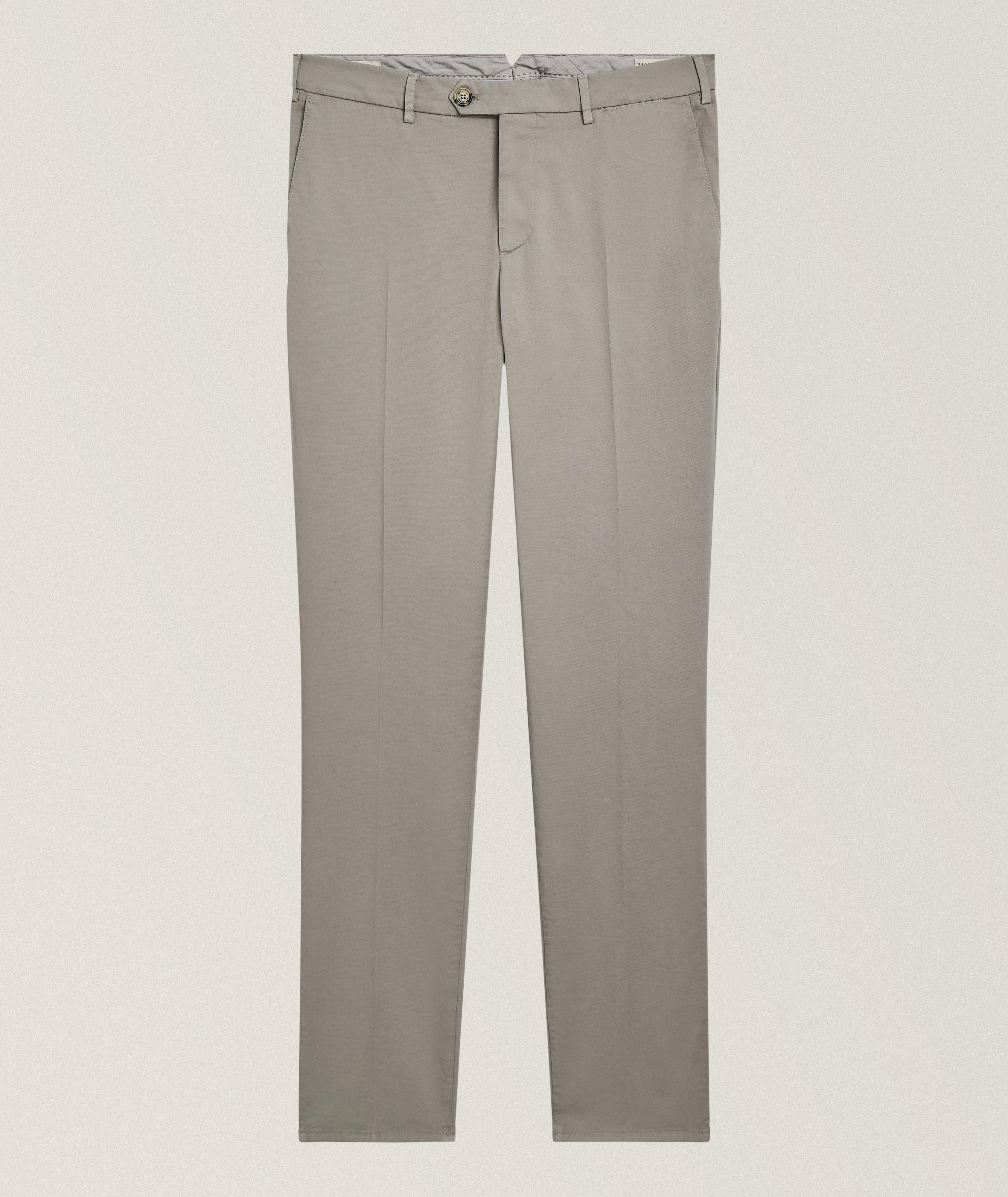 Brunello Cucinelli Pantalon chino coton-extensible coupe-italienne