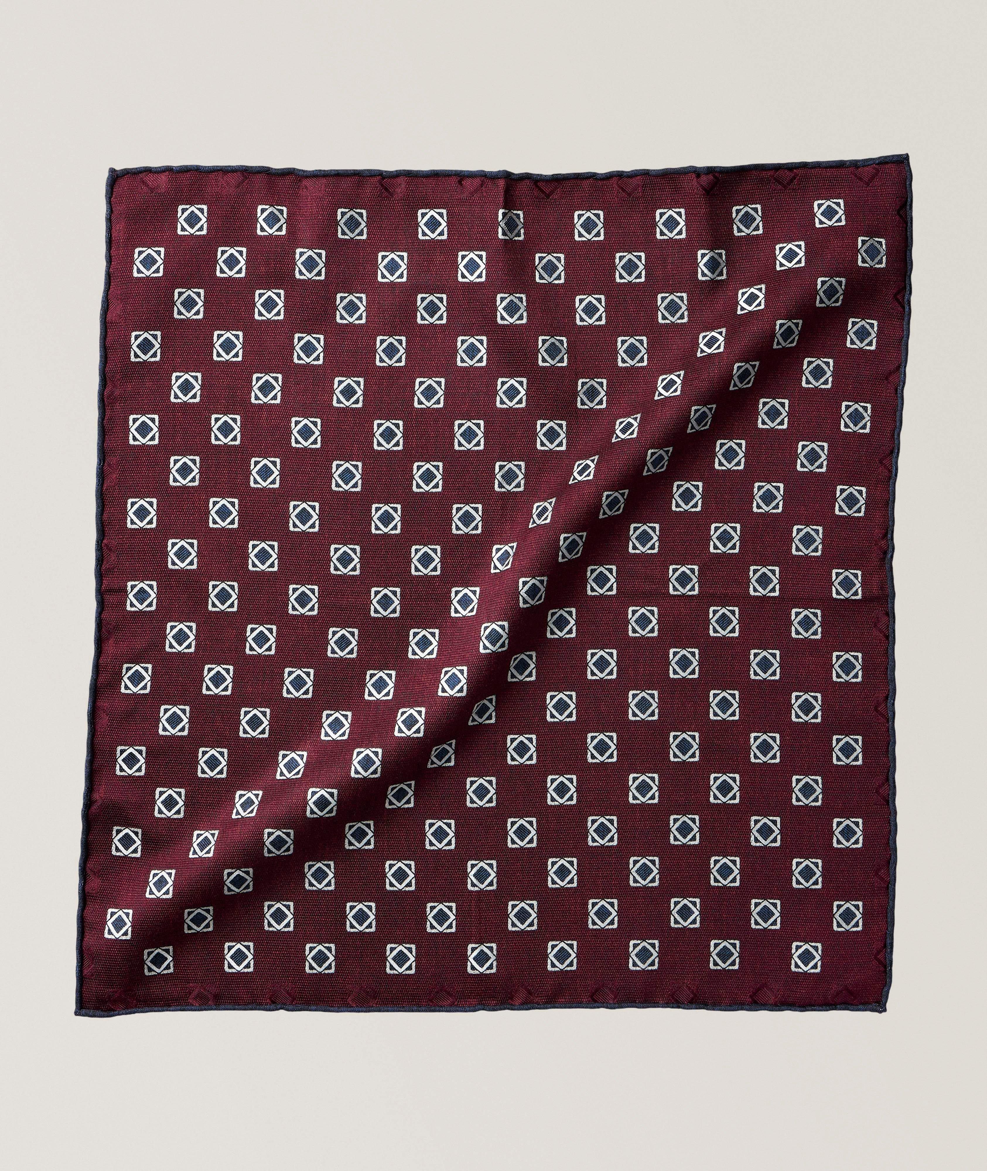 Neat Silk Pocket Square image 0