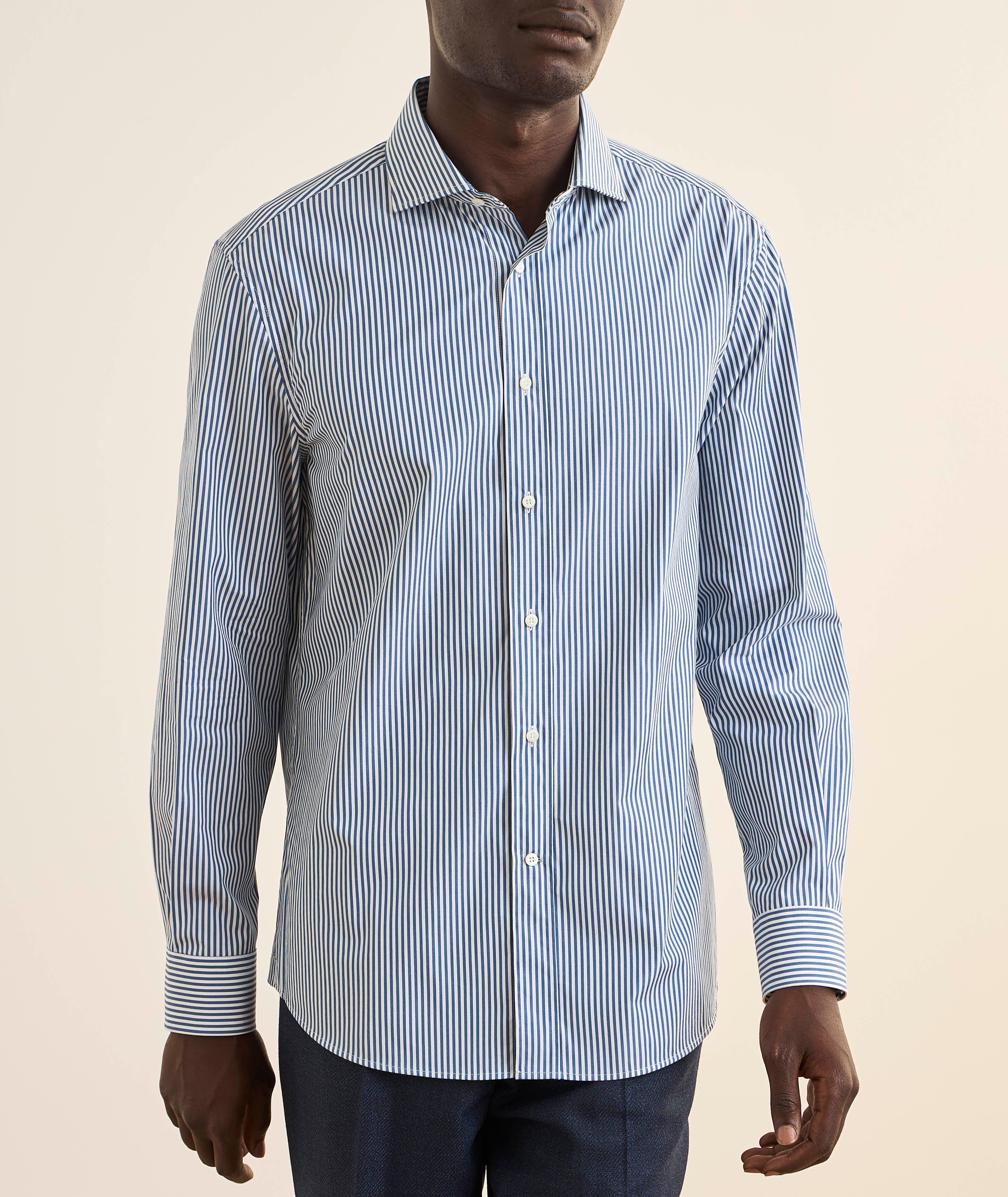 Chemise coton rayée coupe-Easy image 1