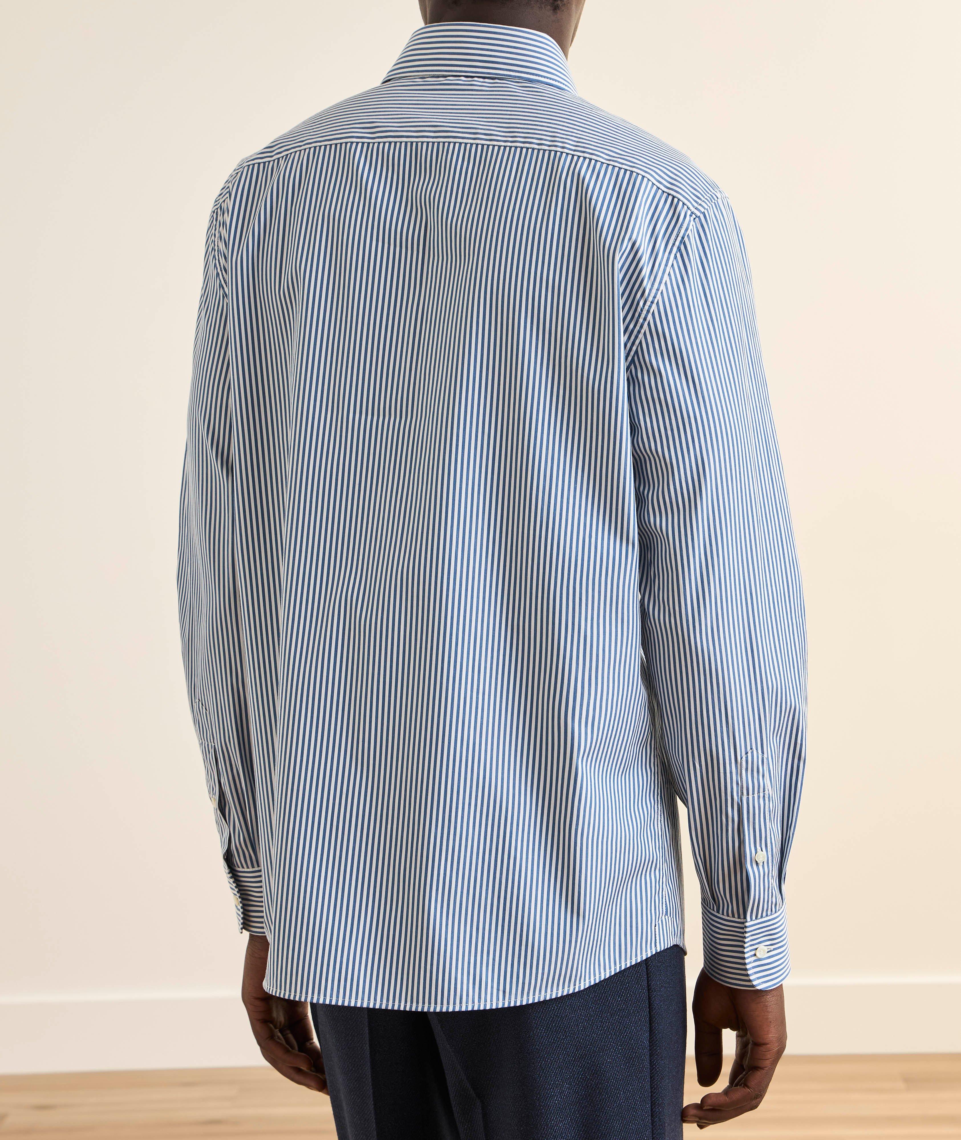 Chemise coton rayée coupe-Easy image 2