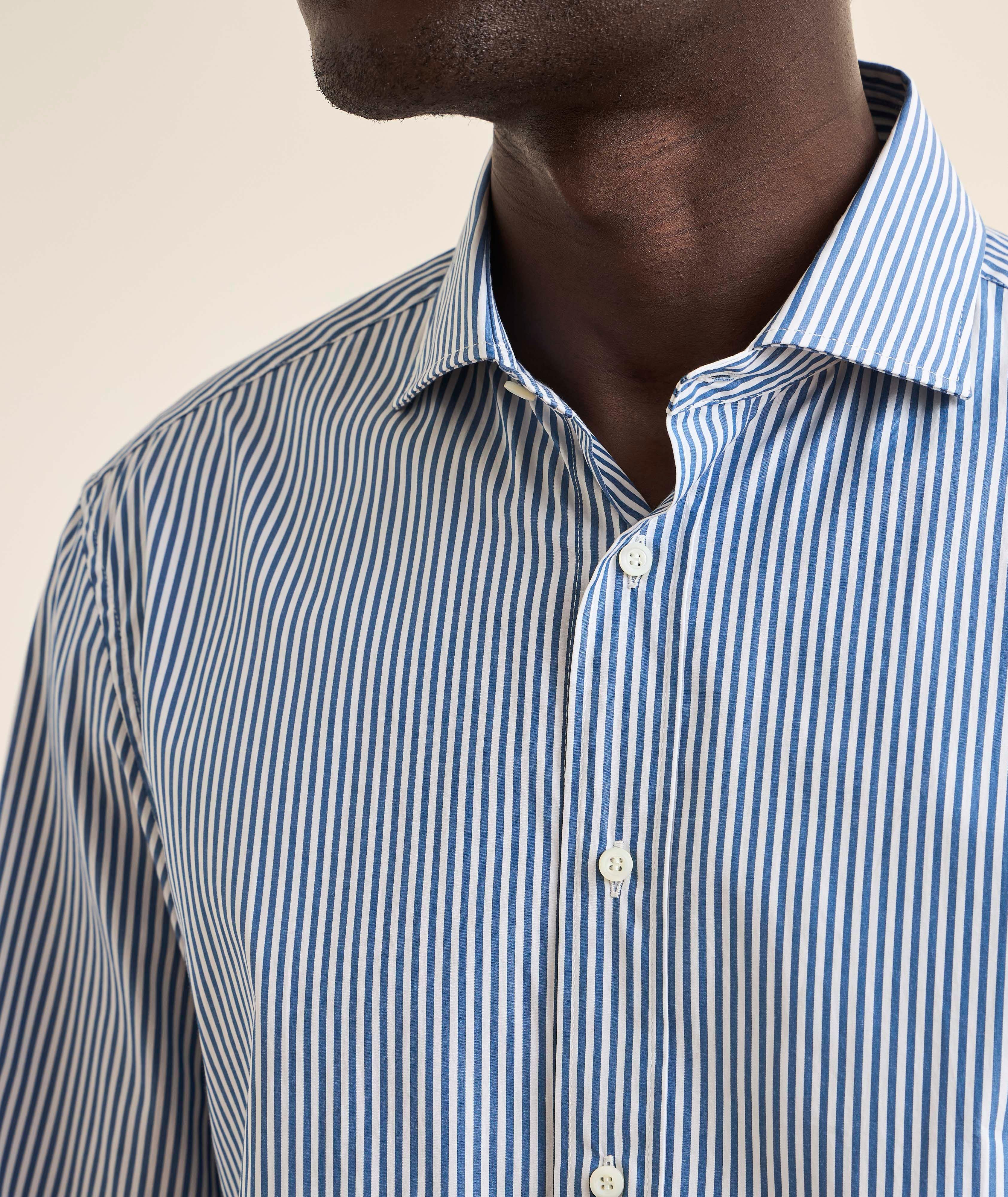 Chemise coton rayée coupe-Easy image 3