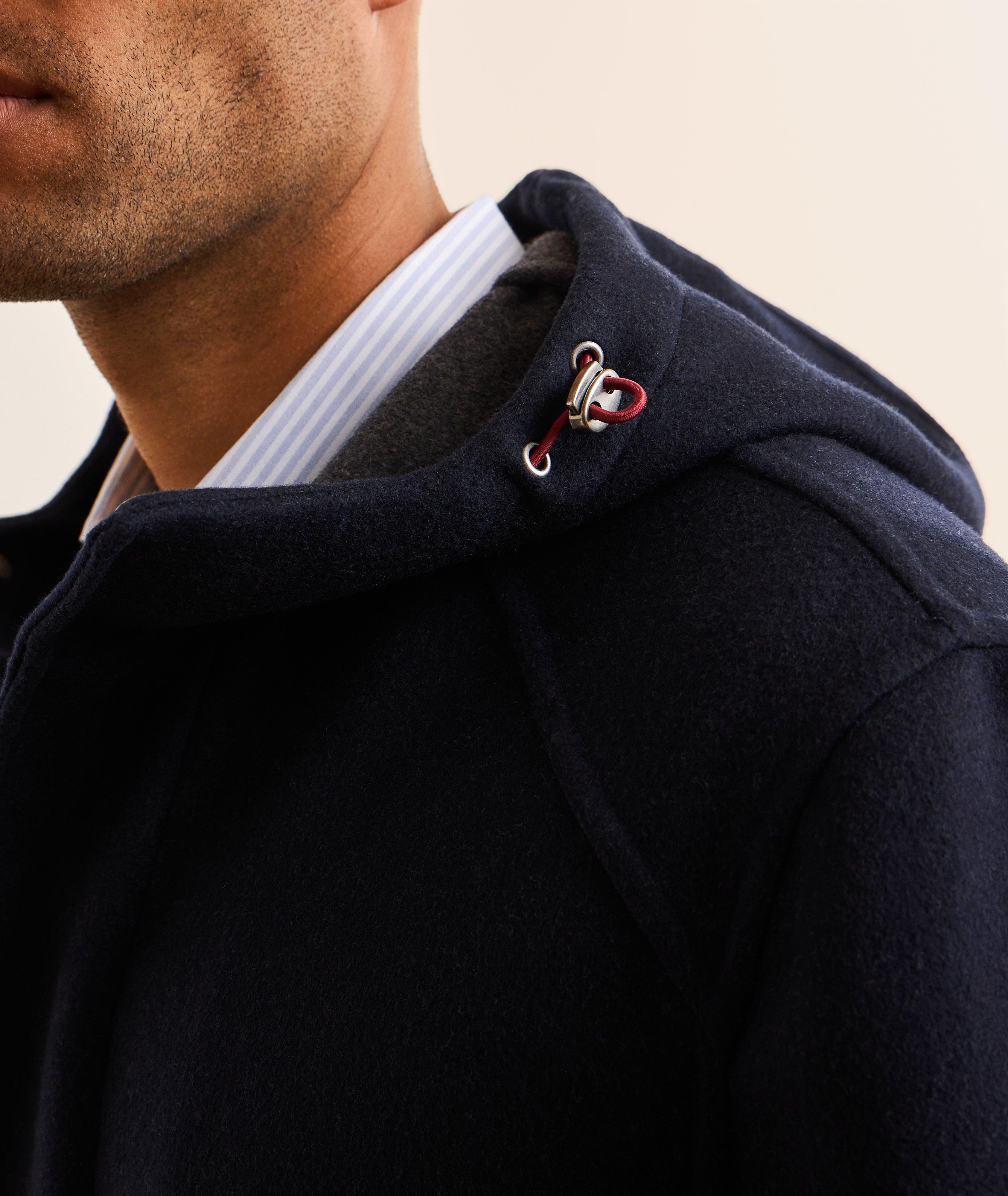 Parka cachemire-laine vierge double face image 3