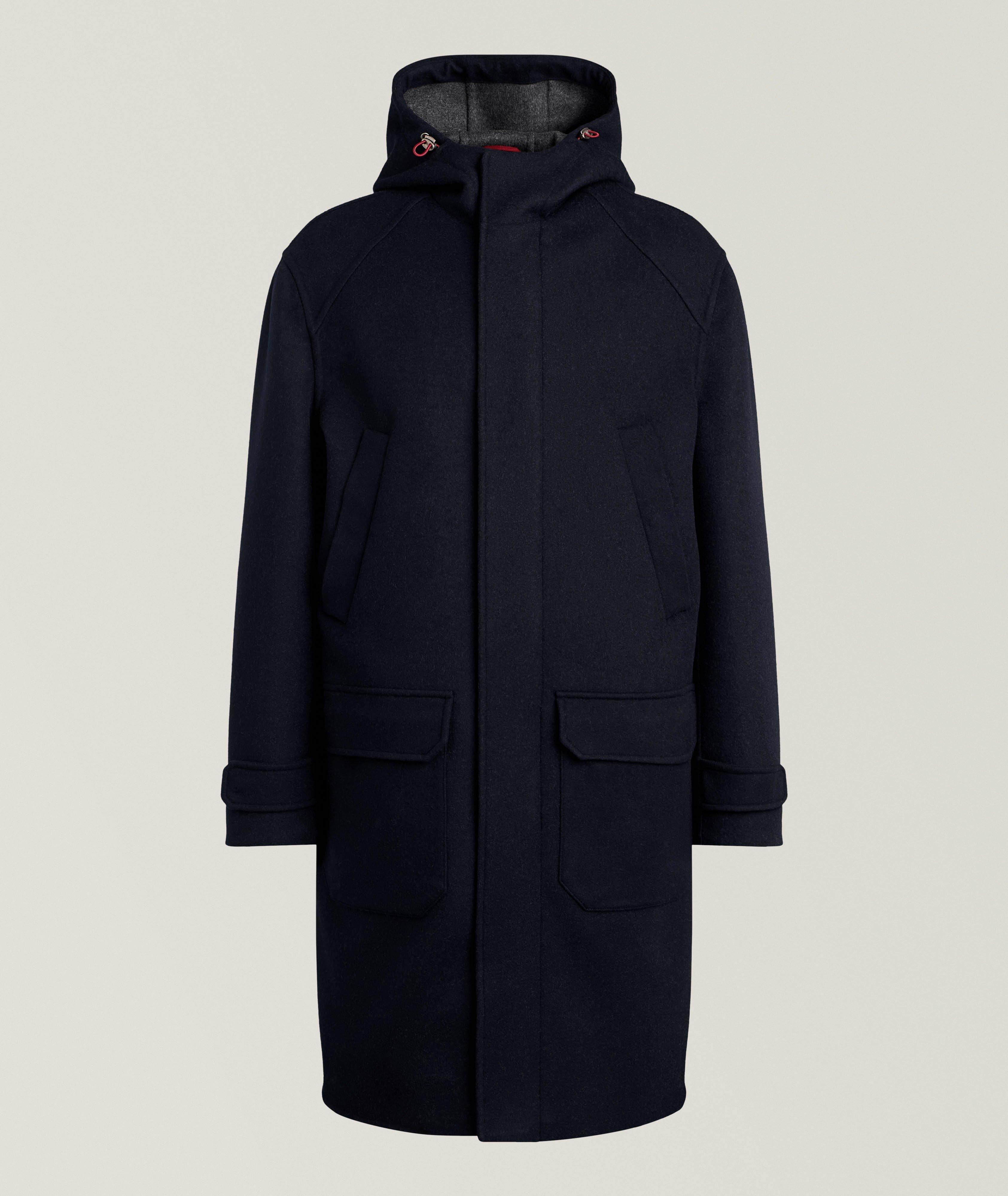 Parka cachemire-laine vierge double face image 0