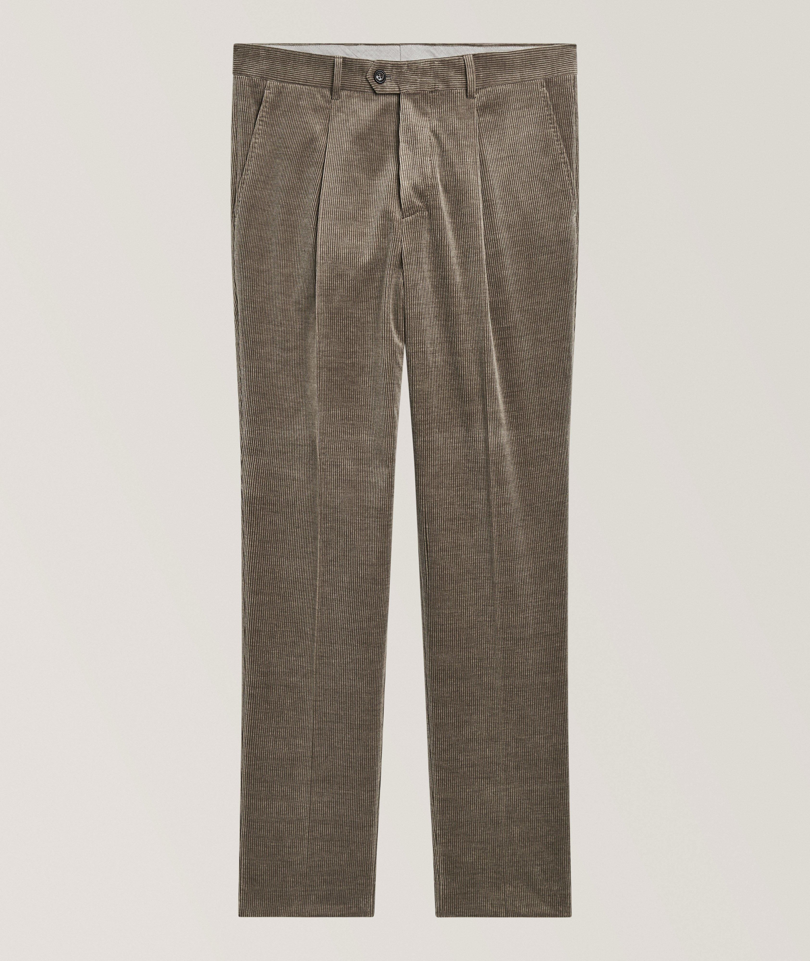 Brunello Cucinelli Pleated Corduroy Suit Pants