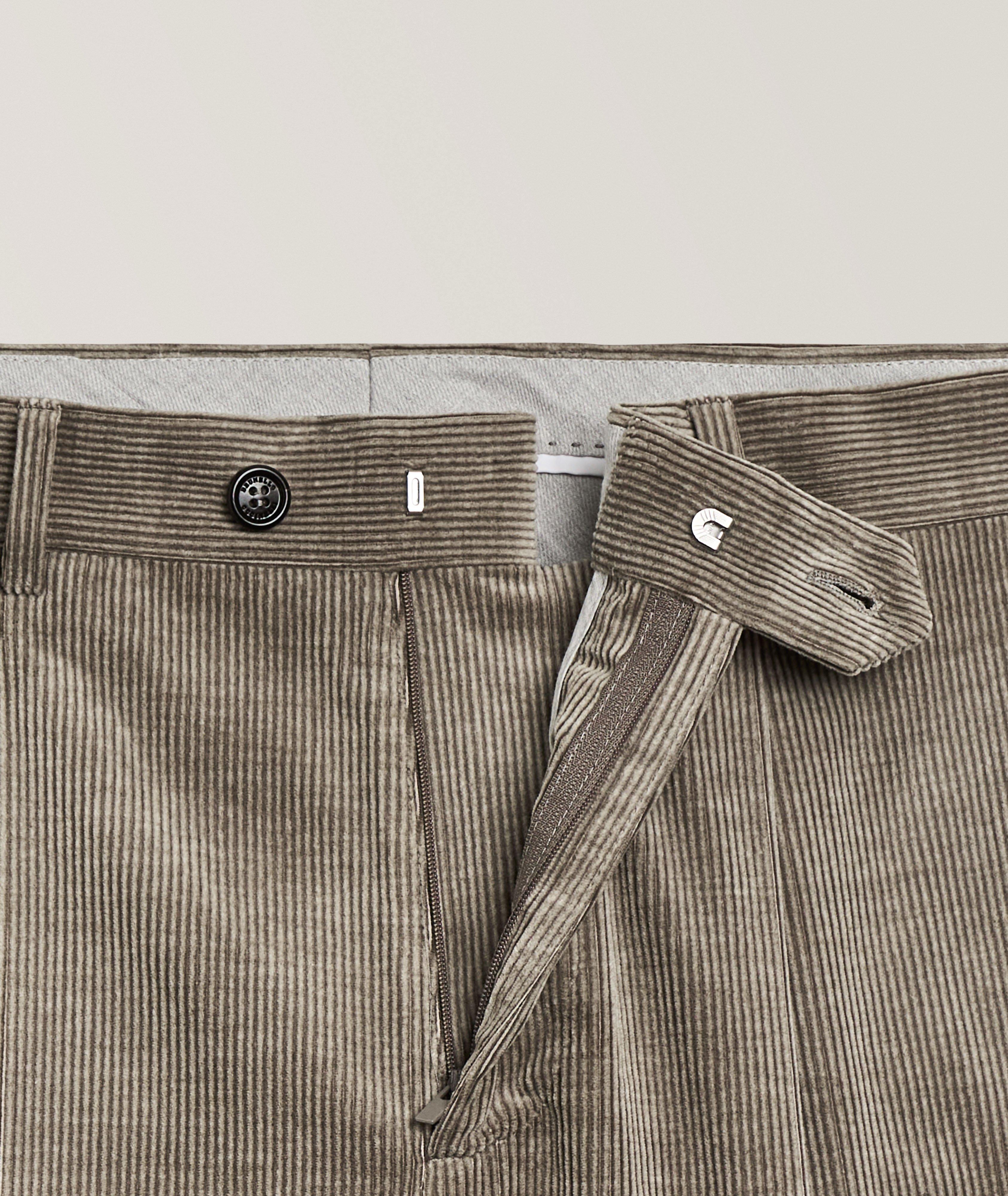 Pantalon complet velours côtelé plissé image 5